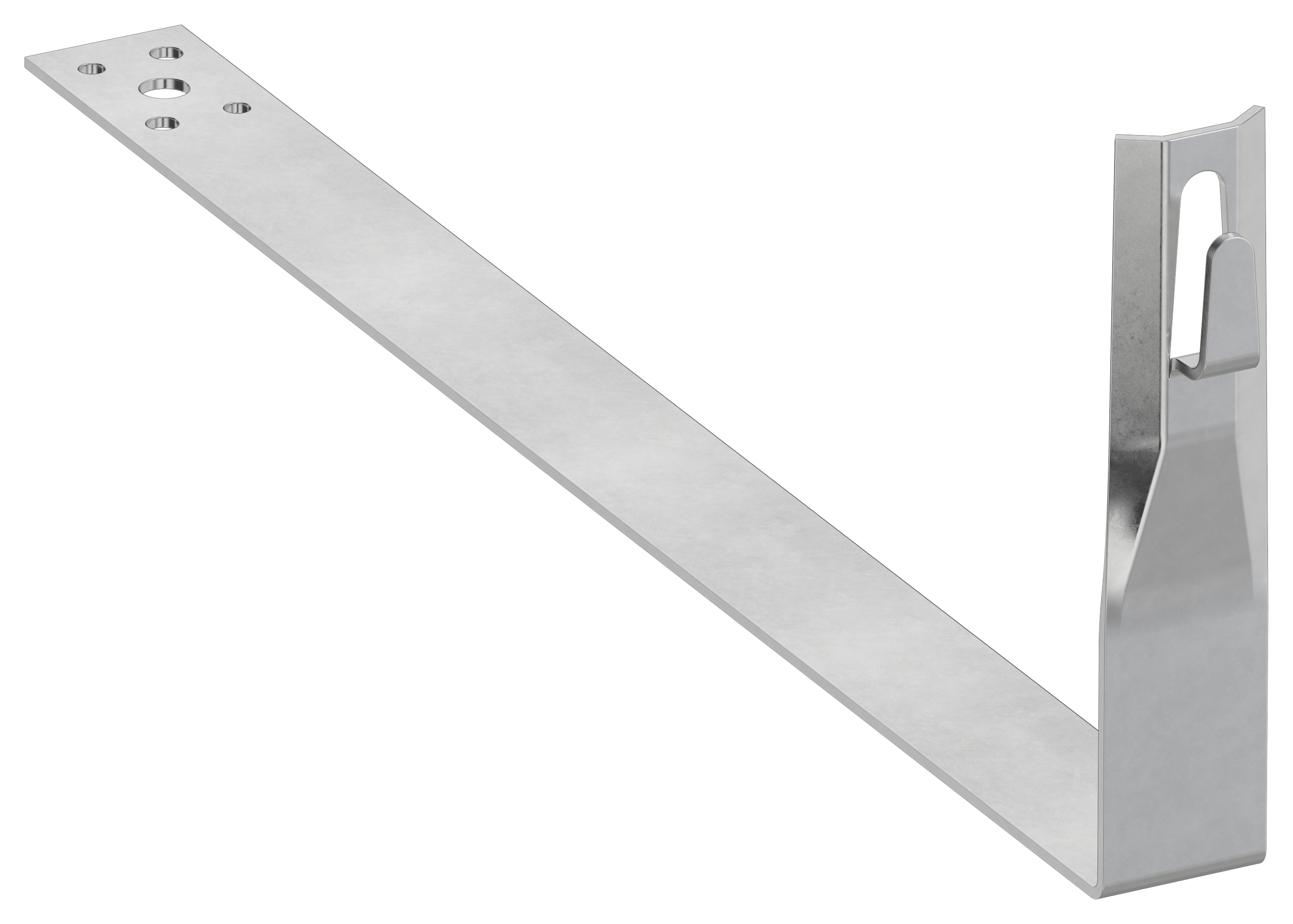 Держатель проводника круглого 6-8 мм черепичная кровля L 430 мм медь