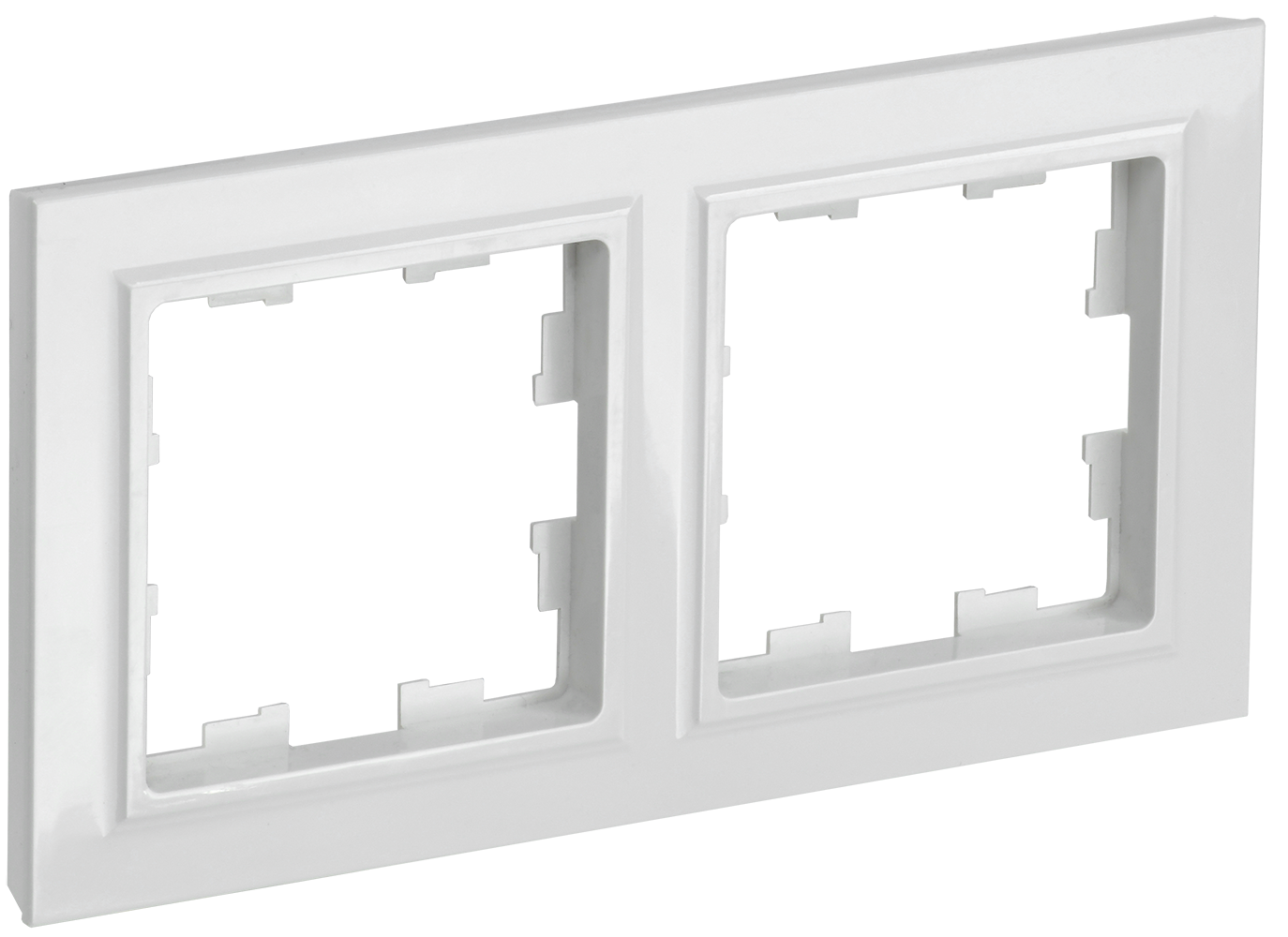 BRITE Рамка 2-местная РУ-2-БрБ белый
