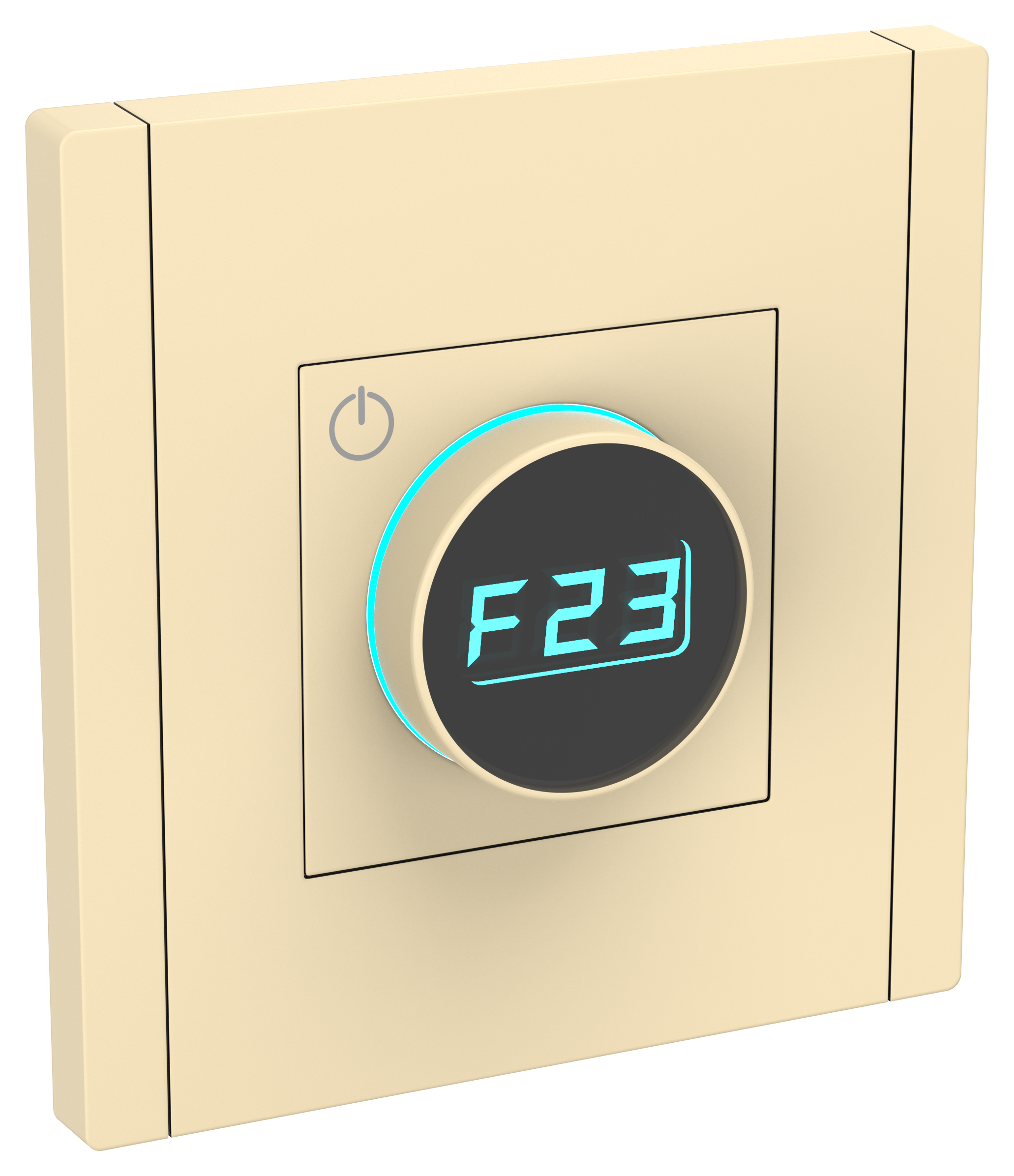 FORTE&PIANO Термостат электронный с индикацией FP452 ваниль IEK