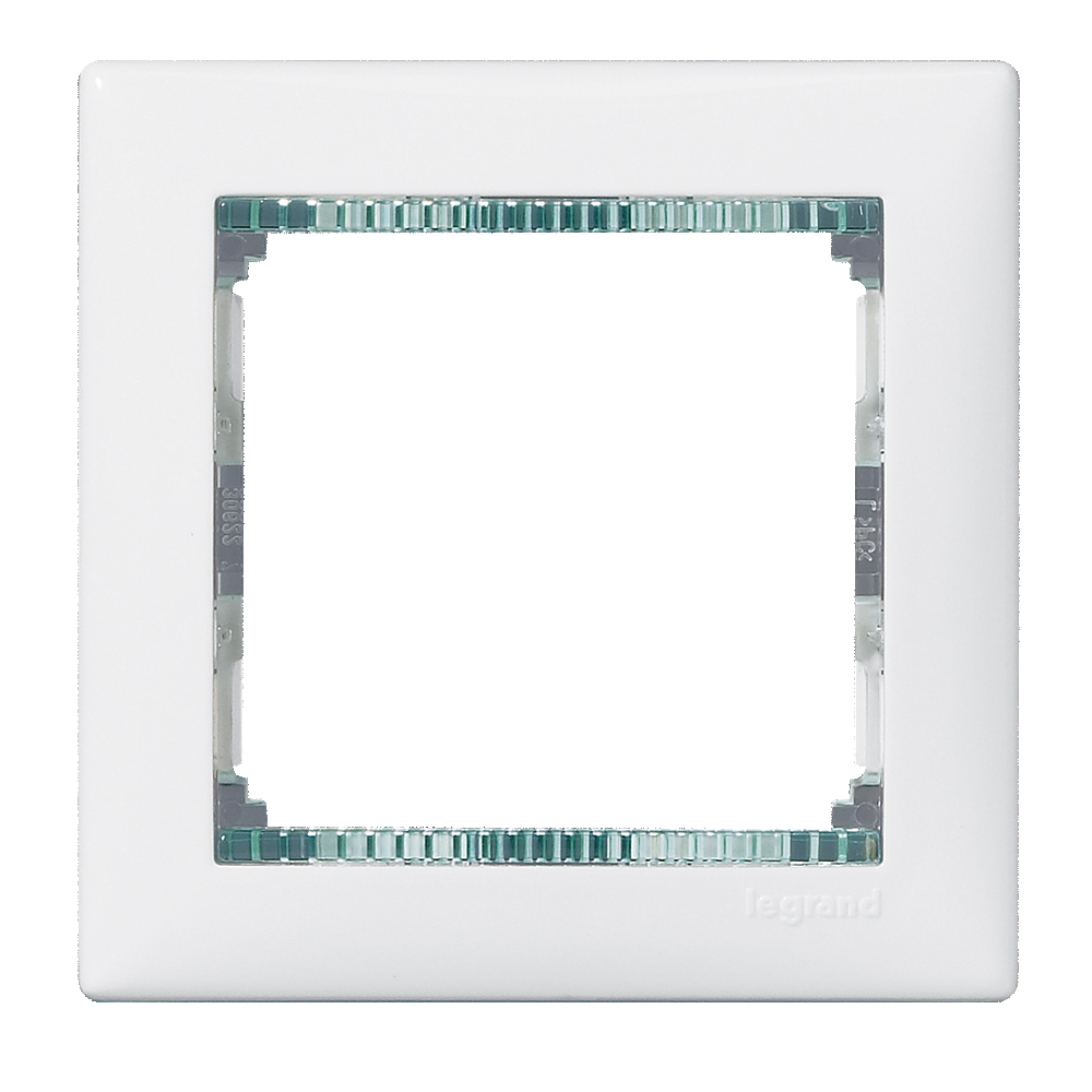 Рамка 1-местная белый кристалл VALENA DIY