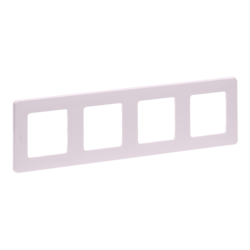 Рамка 4-местная розовый INSPIRIA