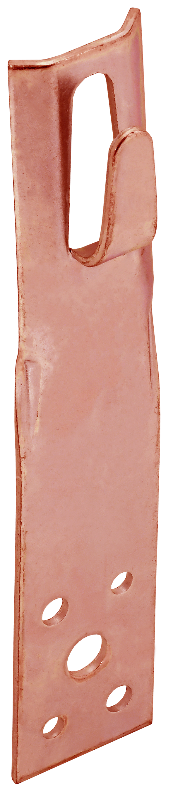 Держатель проводника круглого 6-8 мм прямой h 60 мм медь