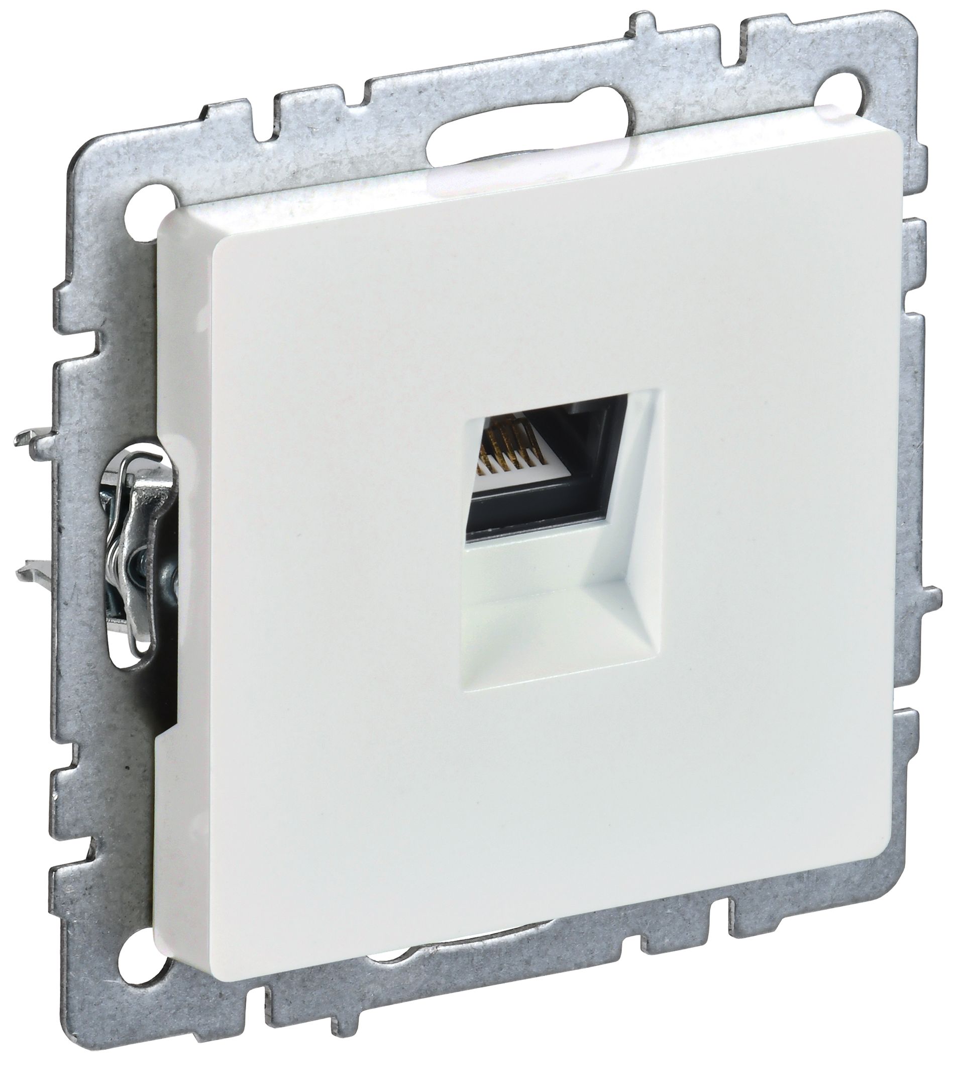 BRITE Розетка компьютерная RJ45 кат.5E РК10-БрЖ жемчуг
