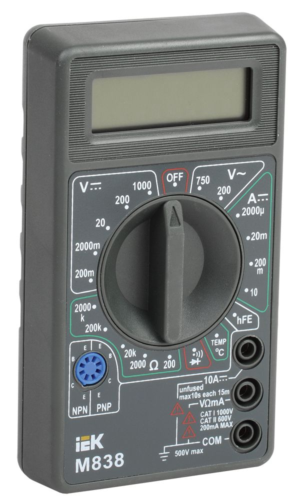 Мультиметр цифровой UNIVERSAL M838