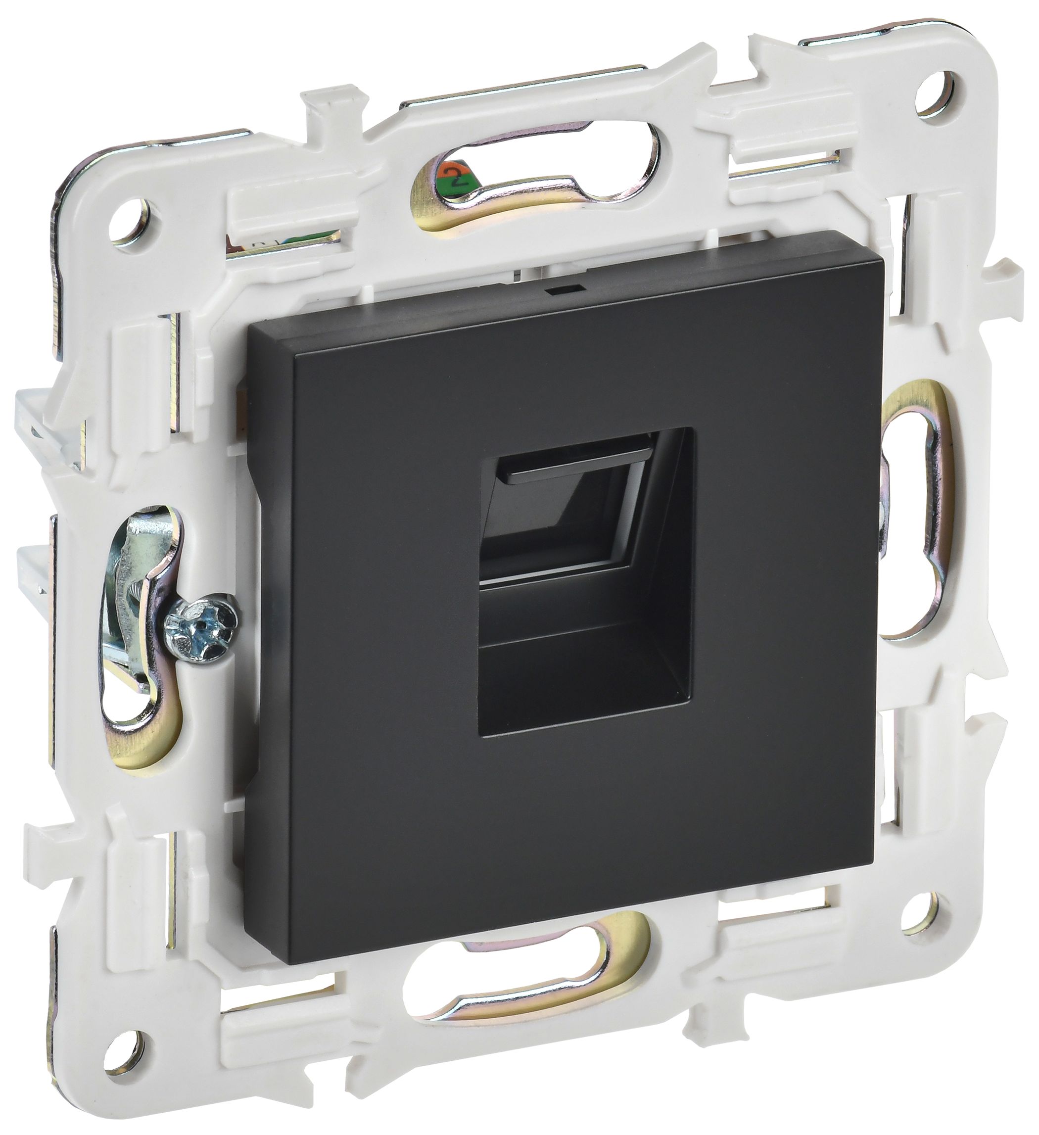 SKANDY Розетка компьютерная RJ45 кат.5E SK-K01Bl черный