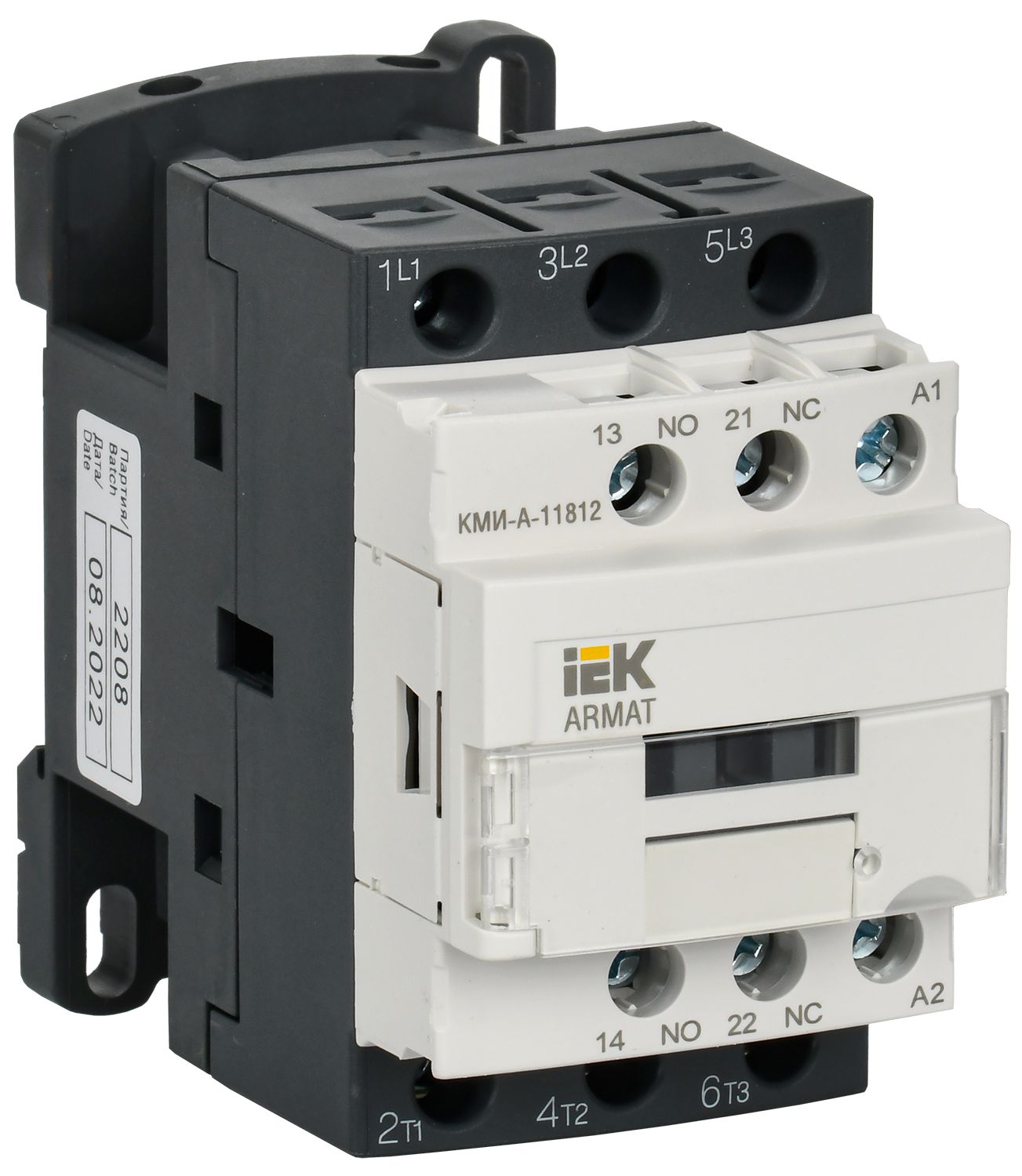 ARMAT Контактор КМИ-А-11812 LC1D 18А 230В/АС3 1NO/1NC