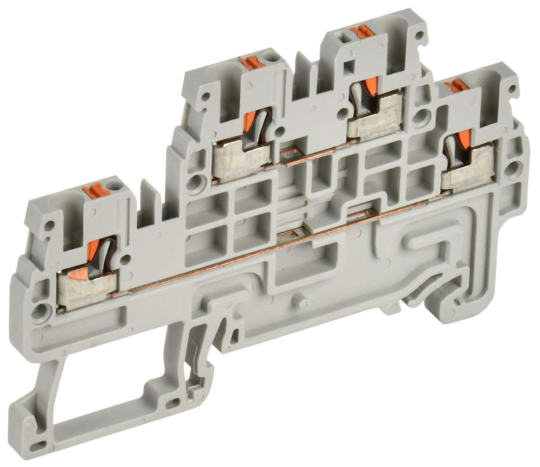 ARMAFIX Клемма пружин. Push-in CP-ML 2 ур. 1,5мм2 серая