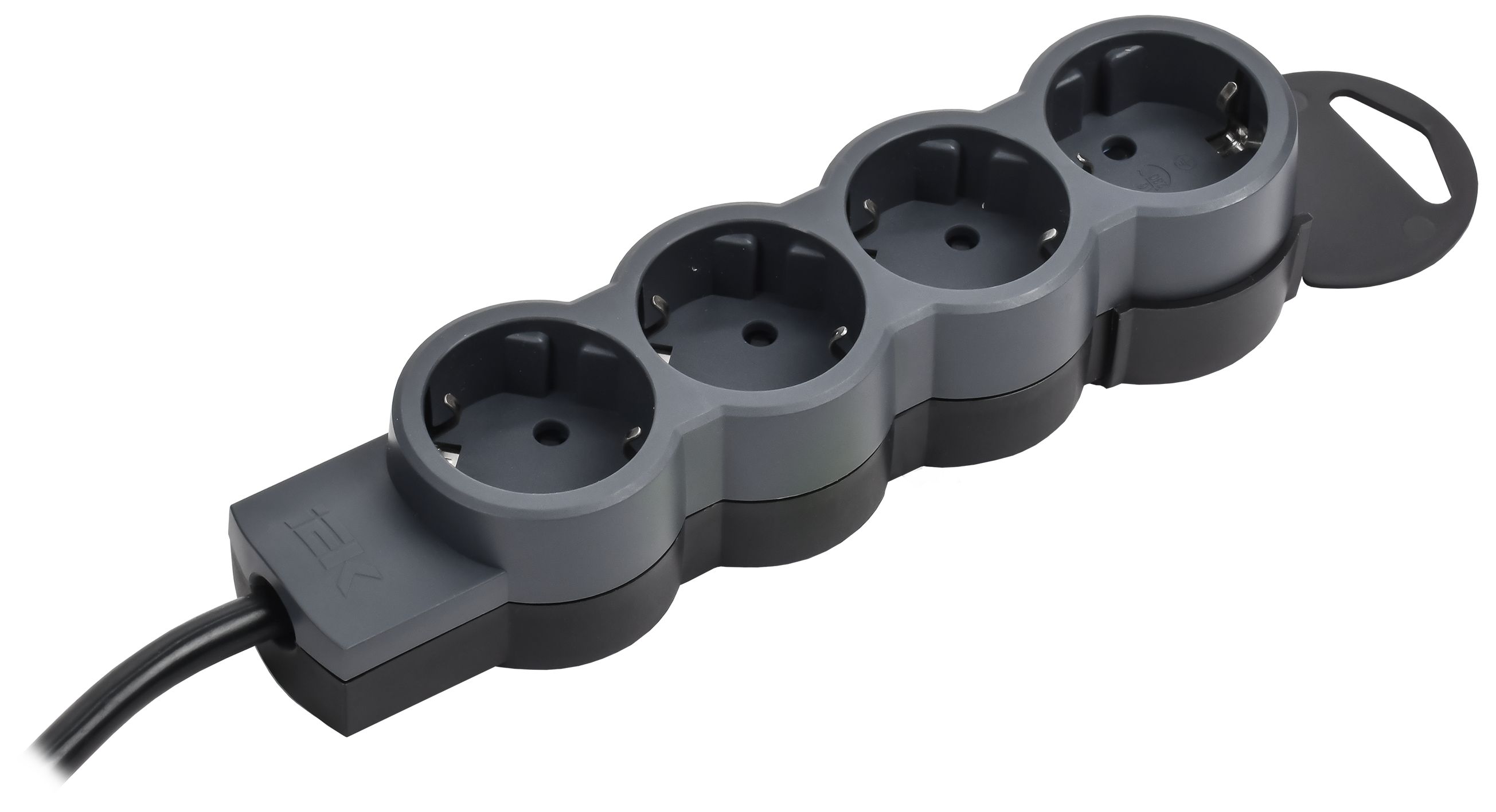 STANDARD Удлинитель У04 4 места 2P+PE 1,5м 3х1,5мм2 16А черный