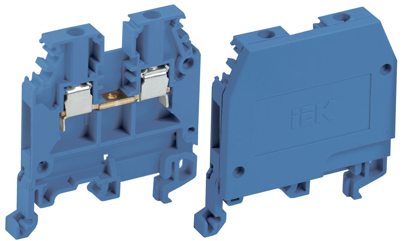 Зажим наборный ЗНИ-2,5мм2 (JXB24А) синий