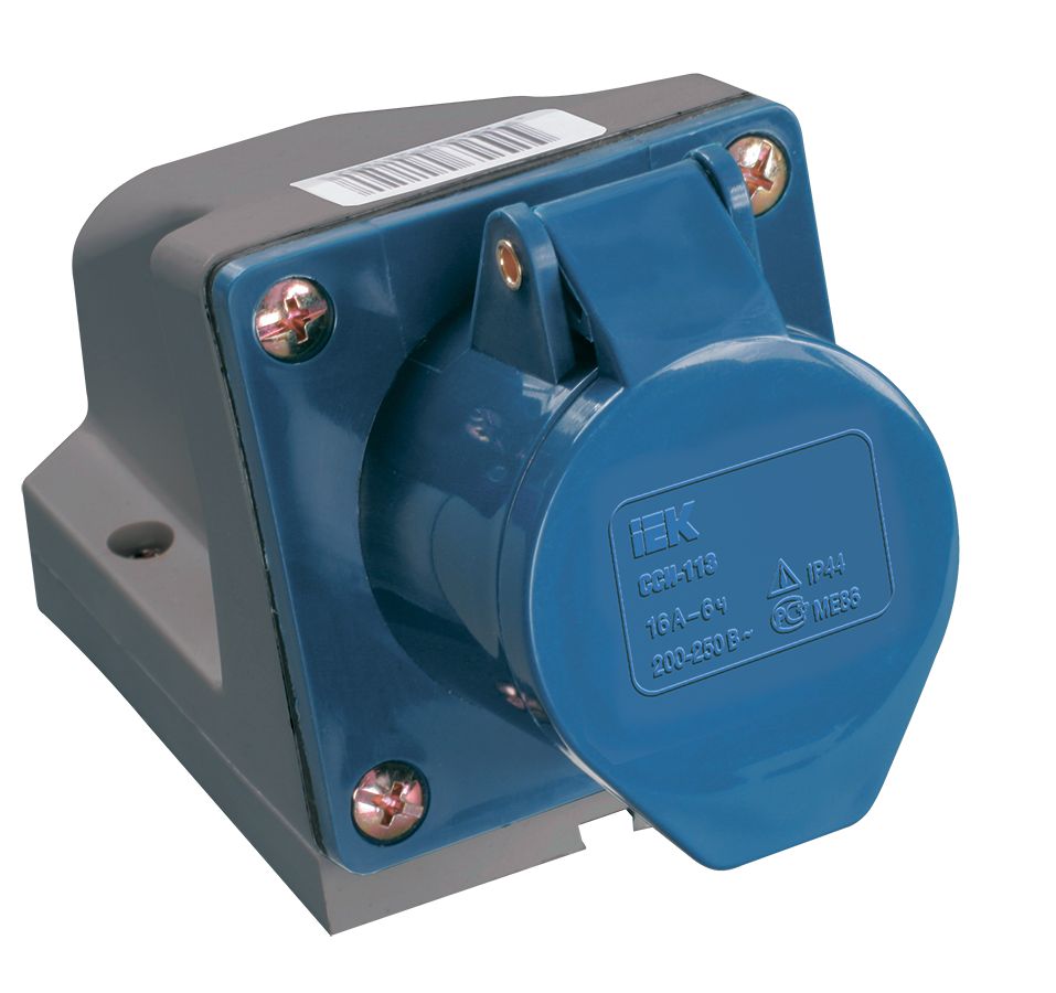 Розетка стационарная ССИ-123 2P+PE 32А 200-250В IP44