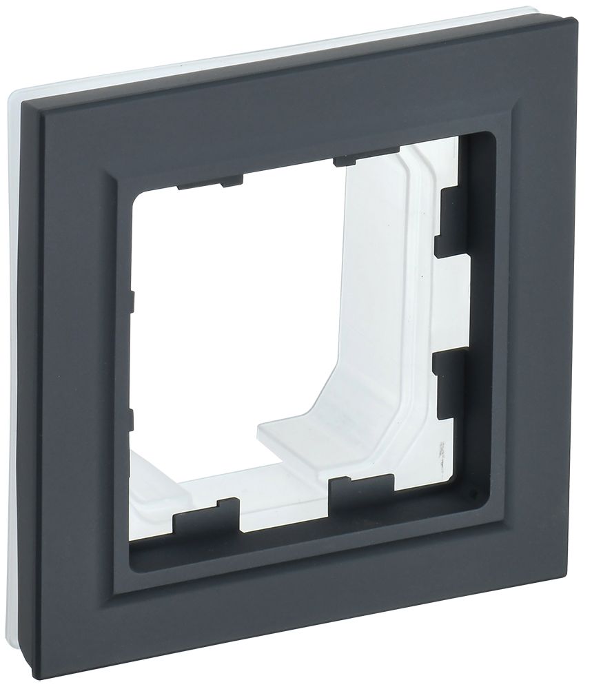 BRITE Рамка 1-местная IP44 РУ-1-БрГ-44 графит