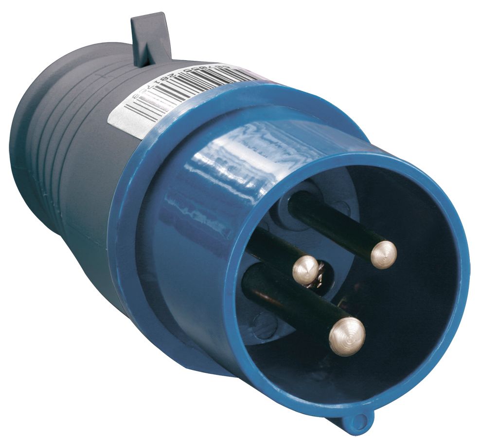 Вилка переносная ССИ-013 2P+PE 16А 200-250В IP44
