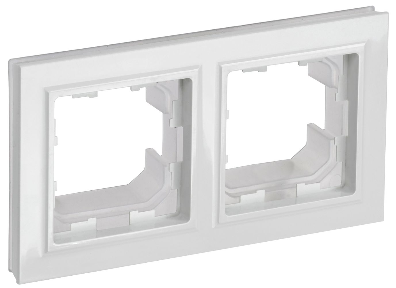 BRITE Рамка 2-местная IP44 РУ-2-БрБ-44 белый