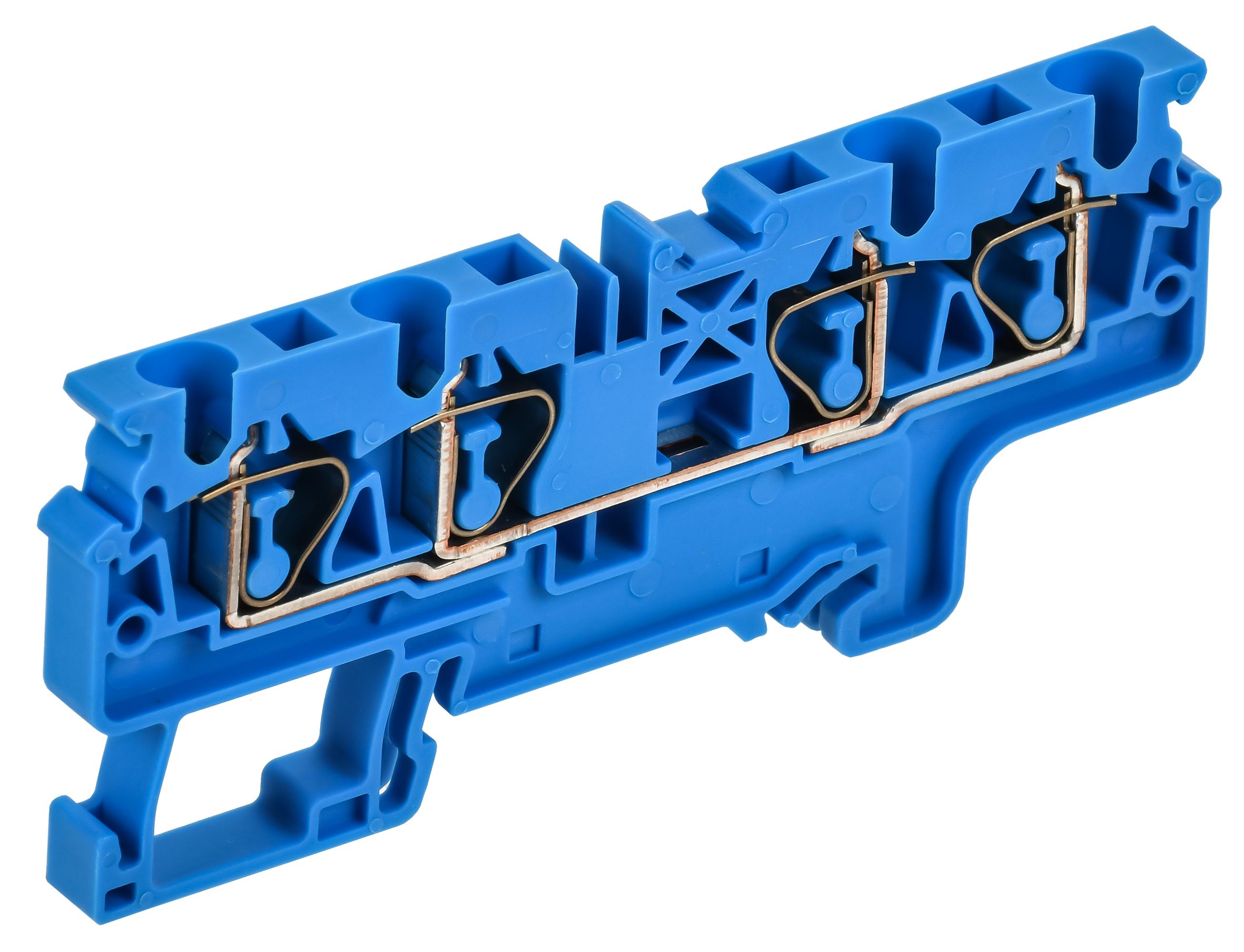 ARMAFIX Клемма пружинная CX4-4 BU 4мм2 четырехконтактная синяя