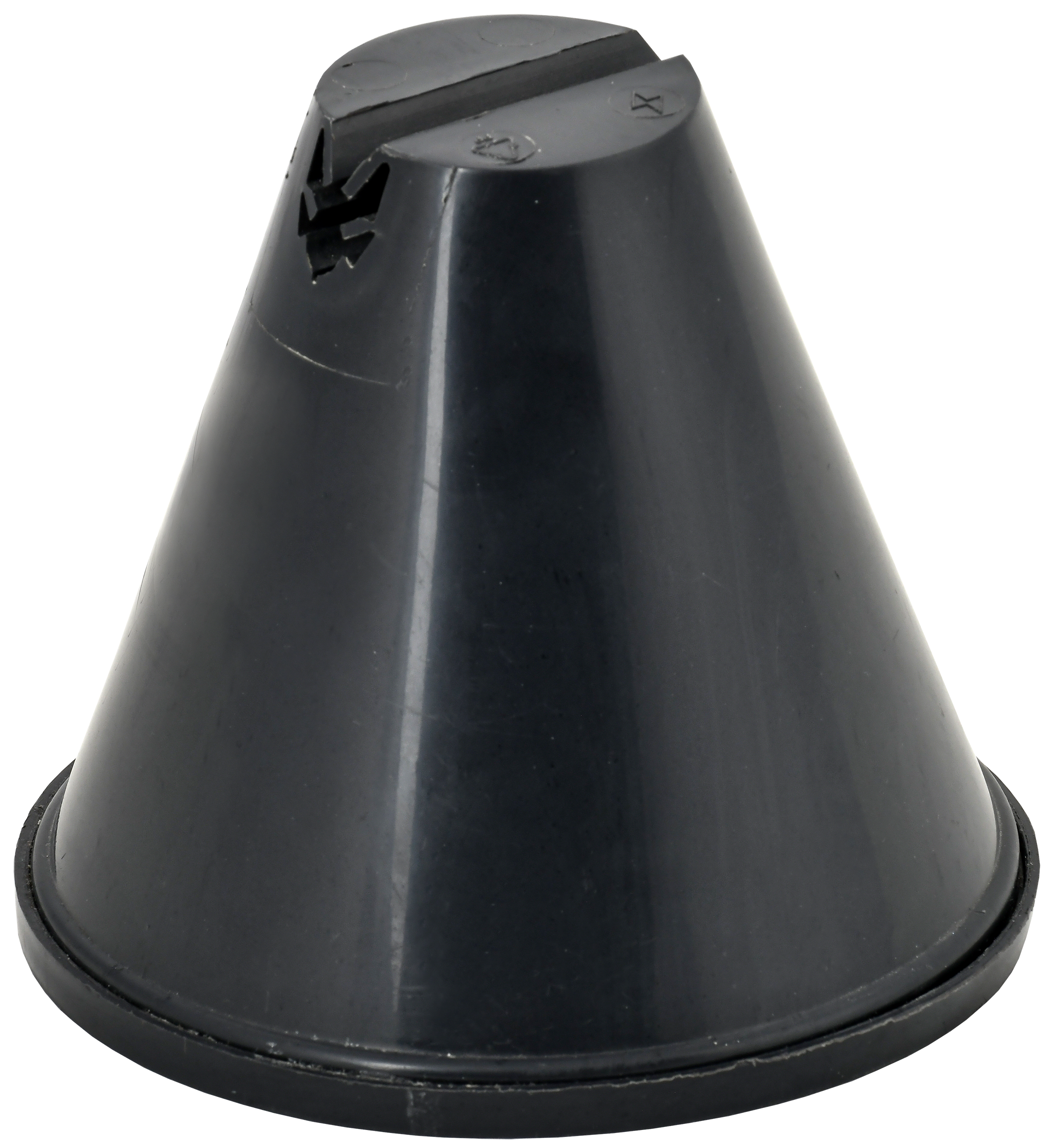 Держатель проводника круглого 8-10 мм для плоской кровли h 100 мм пластик с бет