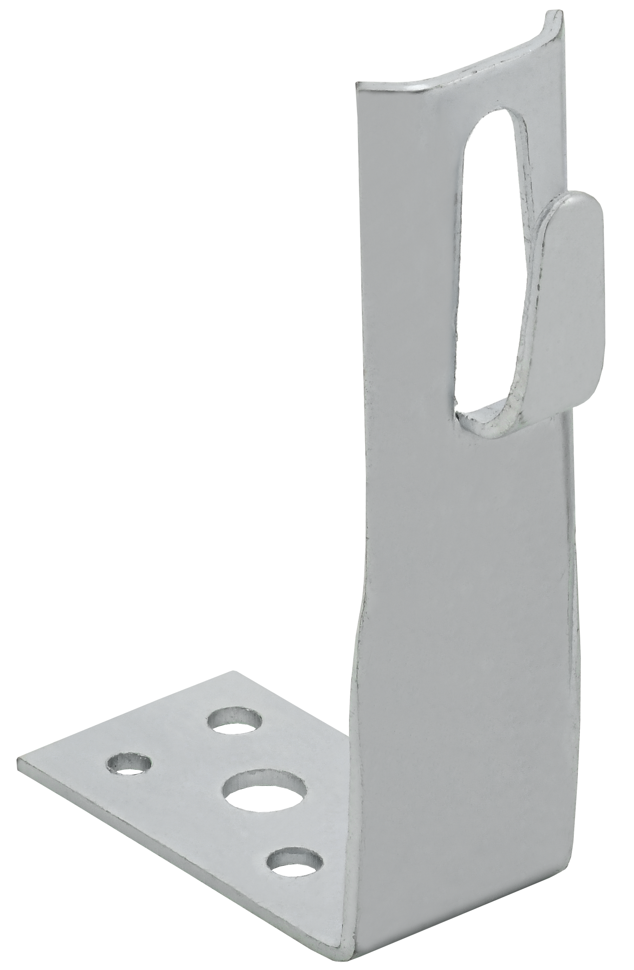 Держатель проводника круглого 6-8 мм угловой h 60 мм оцинкованная сталь