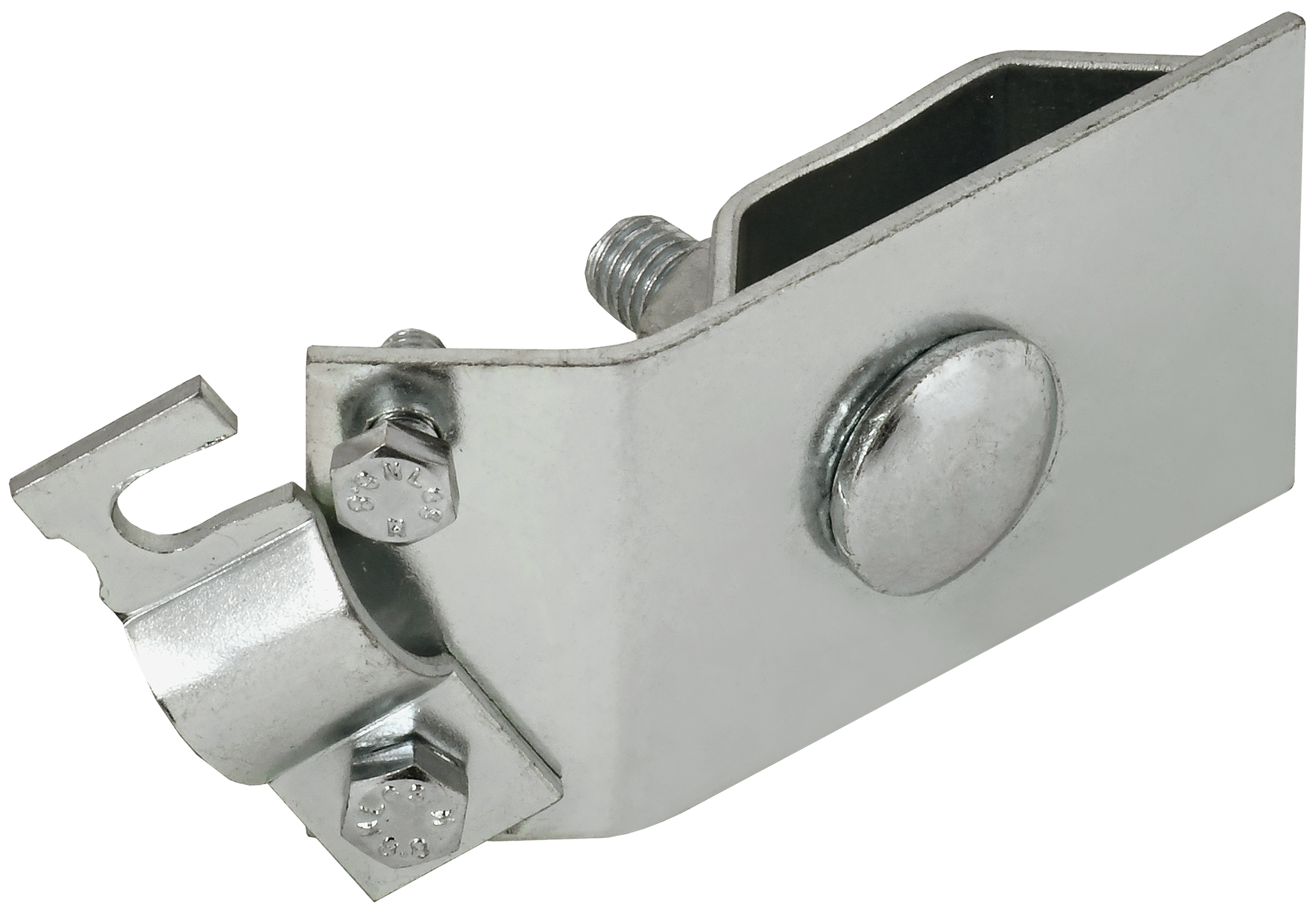 Держатель проводника круглого 6-10 мм желоб водостока нержавеющая сталь