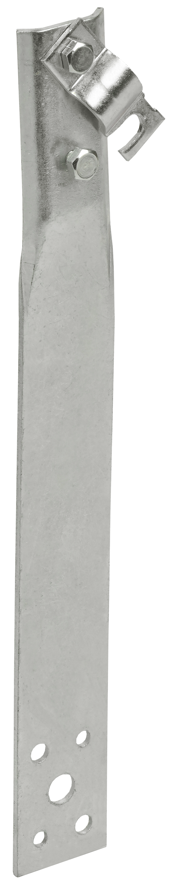 Держатель проводника круглого 6-10 мм винтовой прямой h 80 мм нержавеющая сталь