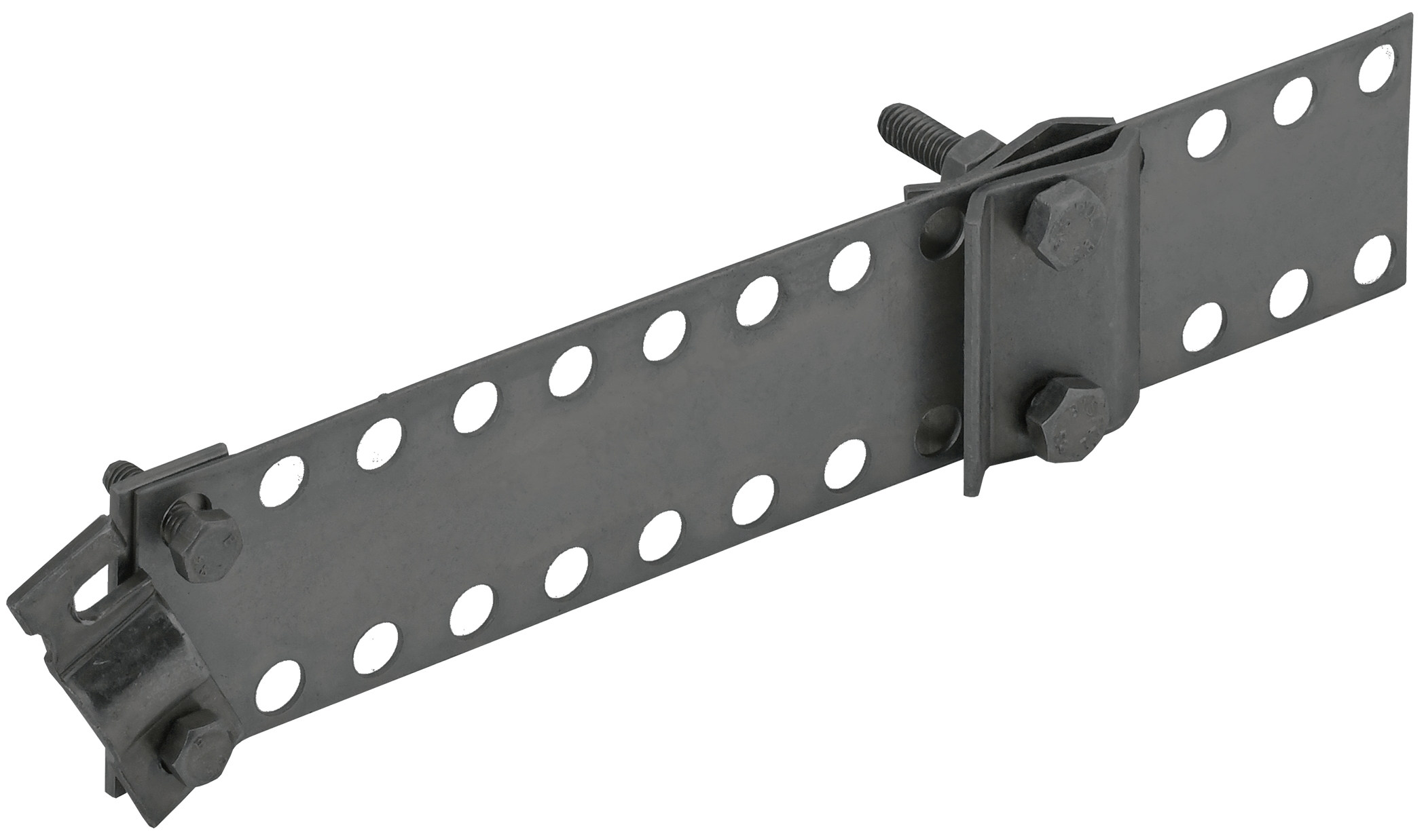 Держатель проводника круглого 5-10 мм водосточная труба до 30 мм оцинкованная сталь TD