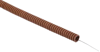 ELASTA Труба гофрированная ПВХ d=16мм с зондом дуб (25м) IEK