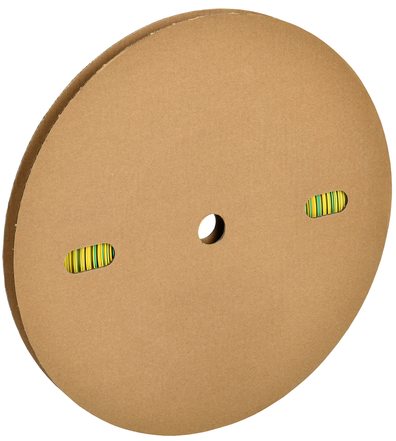 Трубка термоусадочная ТУТ 10/5 желто-зеленая (100м)