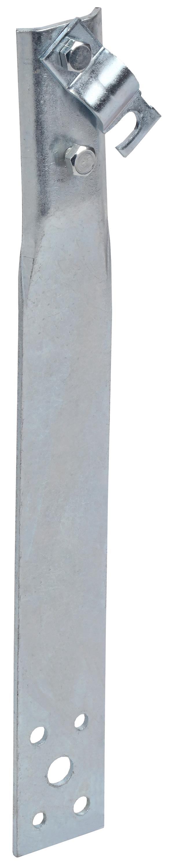 Держатель проводника круглого 6-10 мм винтовой прямой h 80 мм оцинкованная сталь HDZ