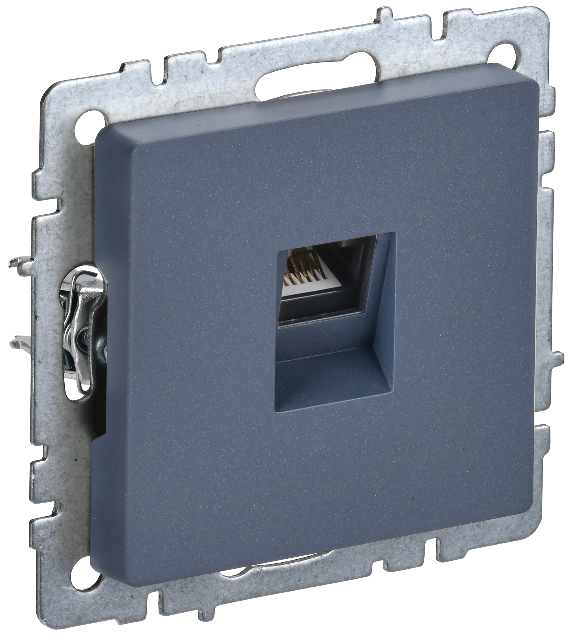 BRITE Розетка компьютерная RJ45 кат.6 РК11-БрМ маренго IEK