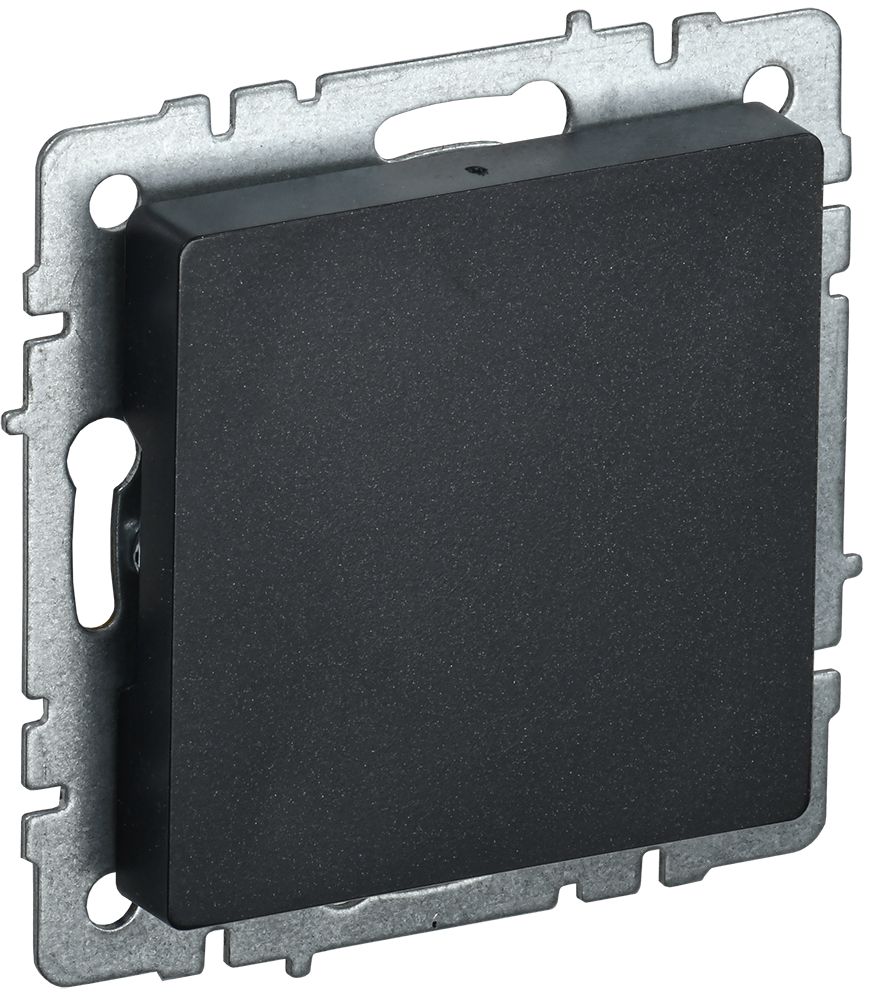 BRITE Заглушка с суппортом МЗ10-БрЧ черный