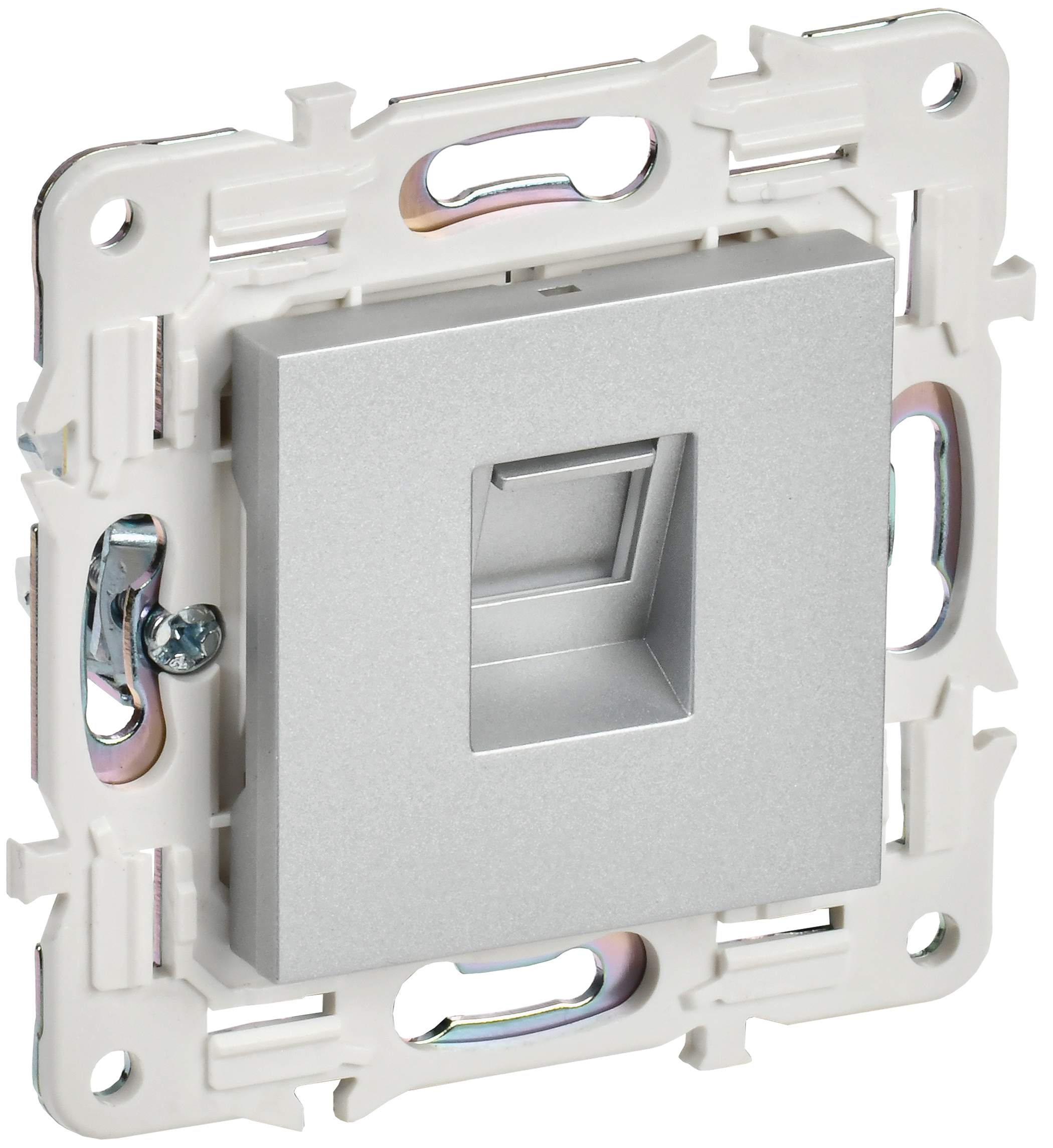 SKANDY Розетка компьютерная RJ45 кат.6 SK-K02S серебряный IEK