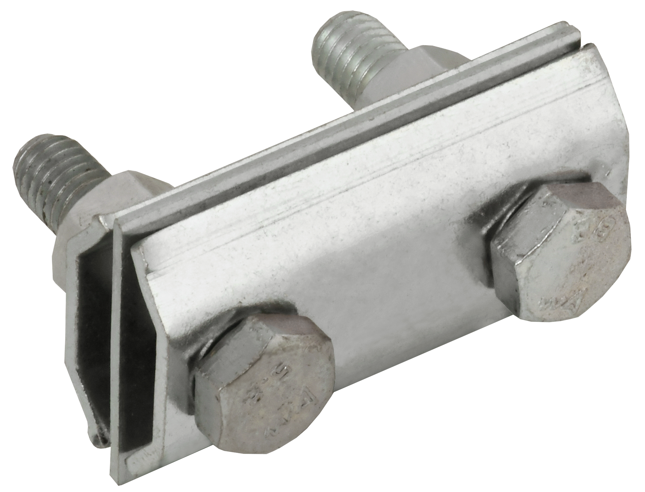 Зажим соединительный двойной сквозной пруток-пруток 8мм нержавеющая сталь