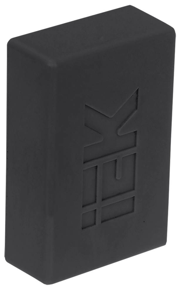ELECOR Заглушка КМЗ 15х10 черный (4шт/компл)