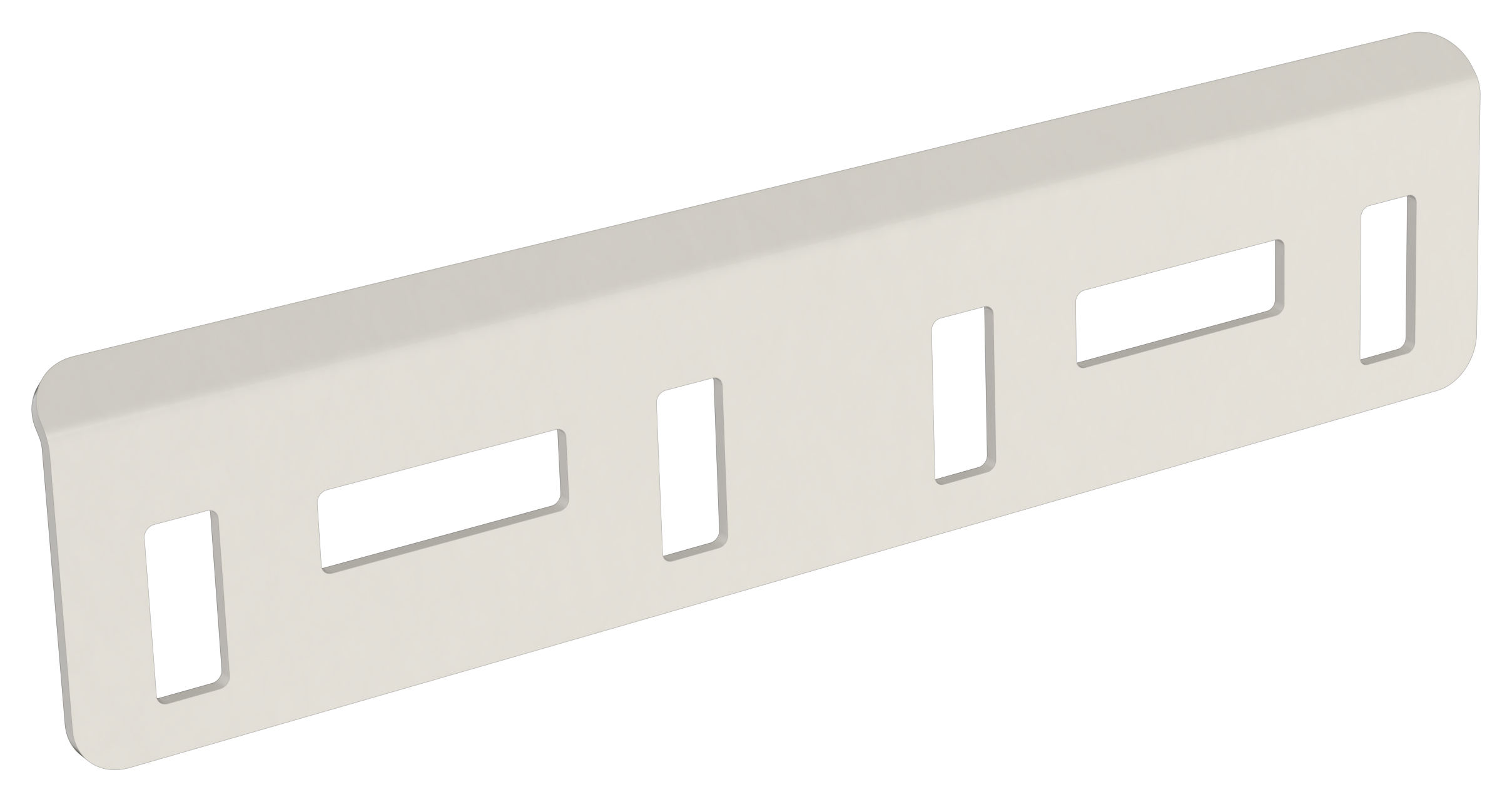 Пластина соединительная 50 мм RAL 9016