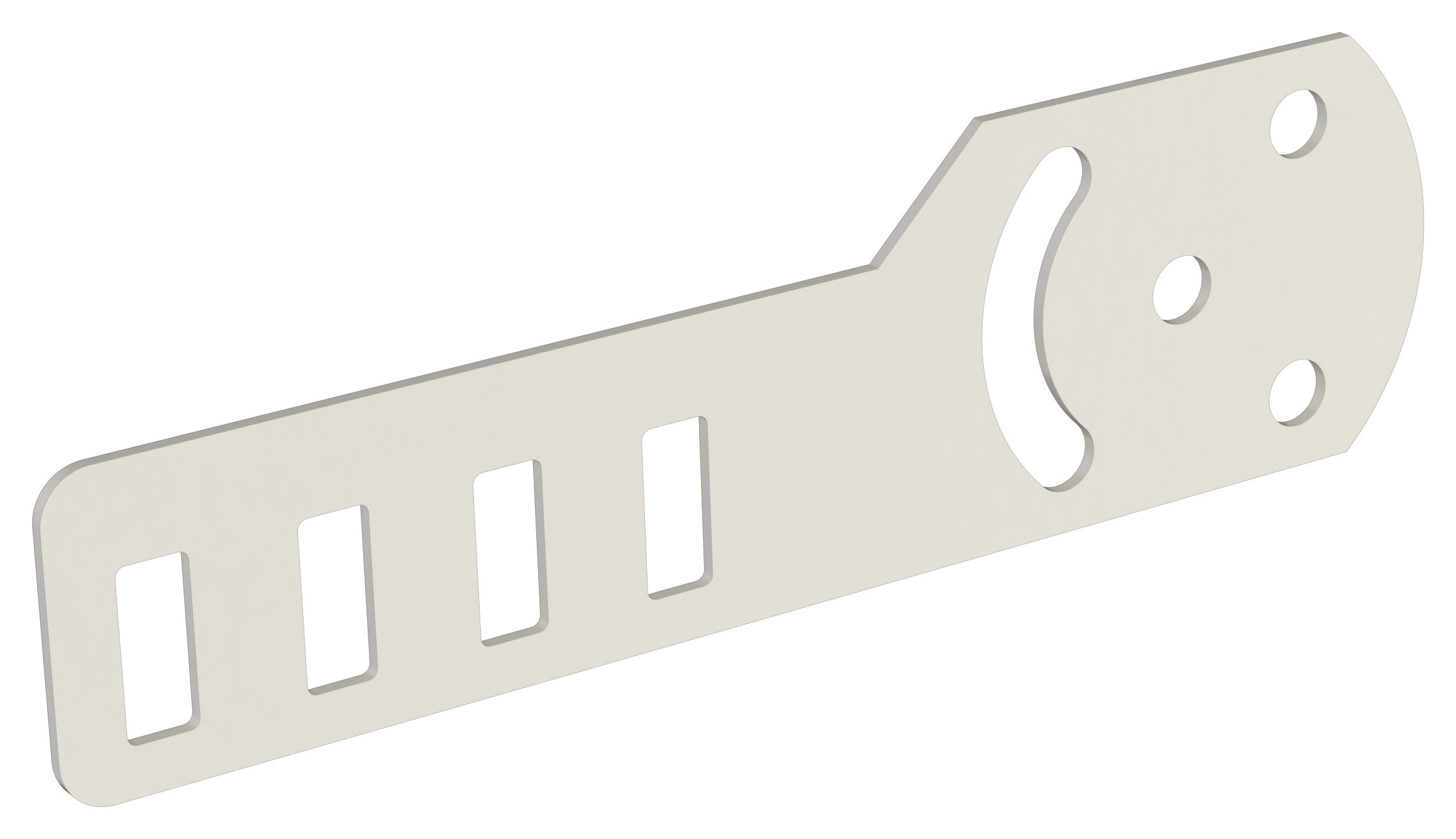 Пластина шарнирная H50 мм RAL 9016