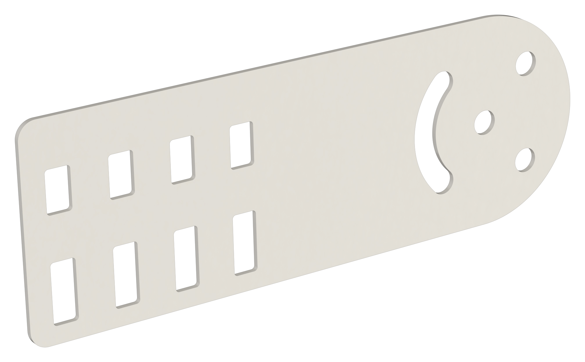 Пластина шарнирная H80 мм RAL 9016