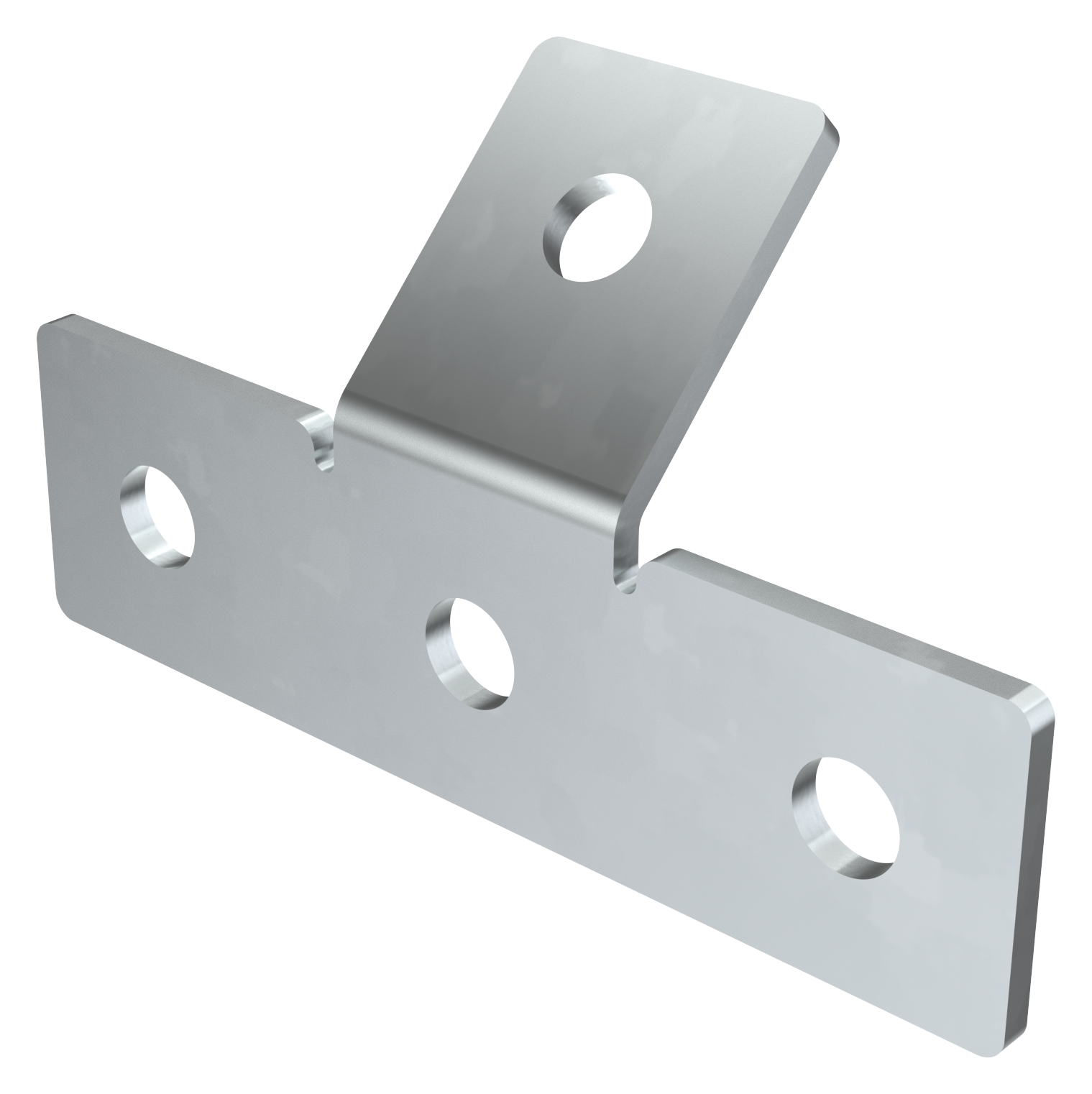 Пластина T-образная с центральным отгибом под 45 градусов HDZ