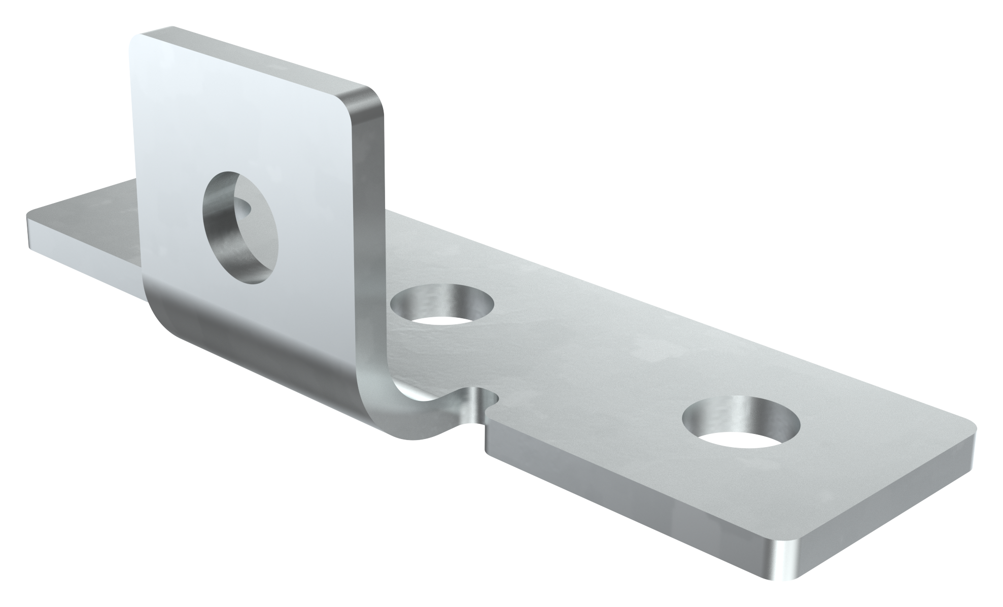 Пластина T-образная с центральным отгибом под 90 градусов HDZ