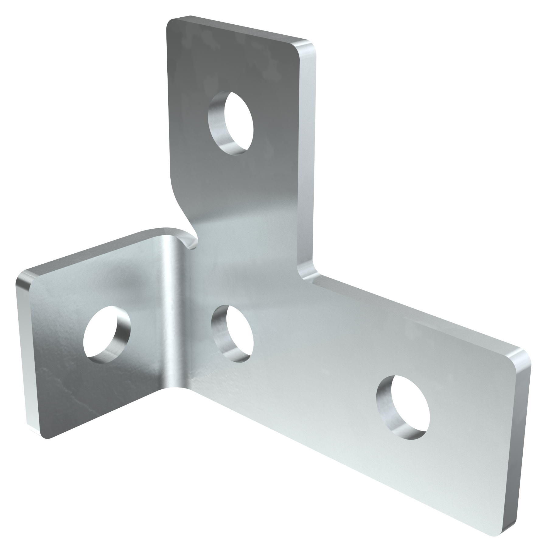 Пластина T-образная с левым отгибом под 90 градусов HDZ