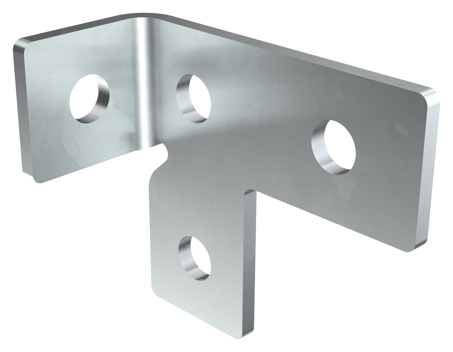 Пластина T-образная с правым отгибом под 90 градусов HDZ