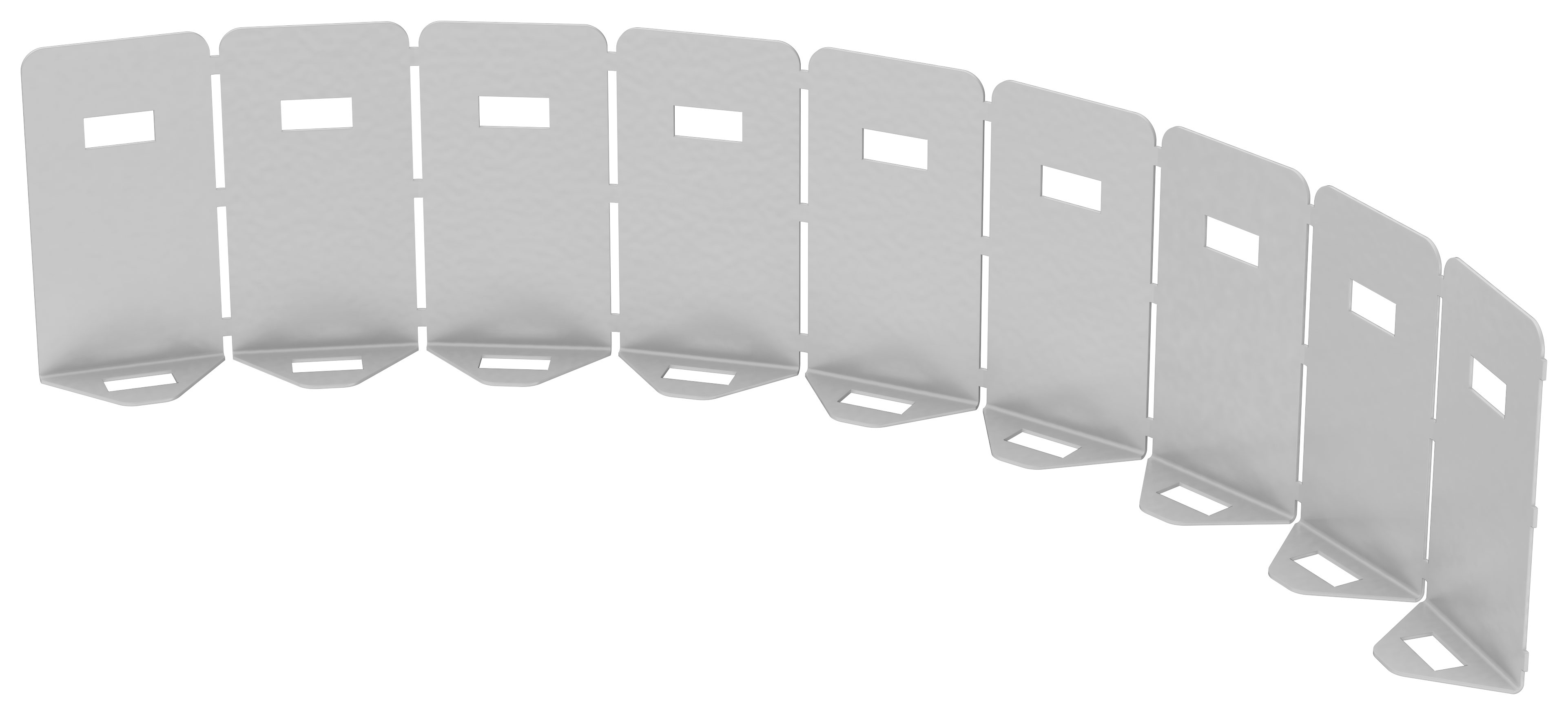 Перегородка разд. 80мм универ. гориз. для акс. RAL 9016 IEK