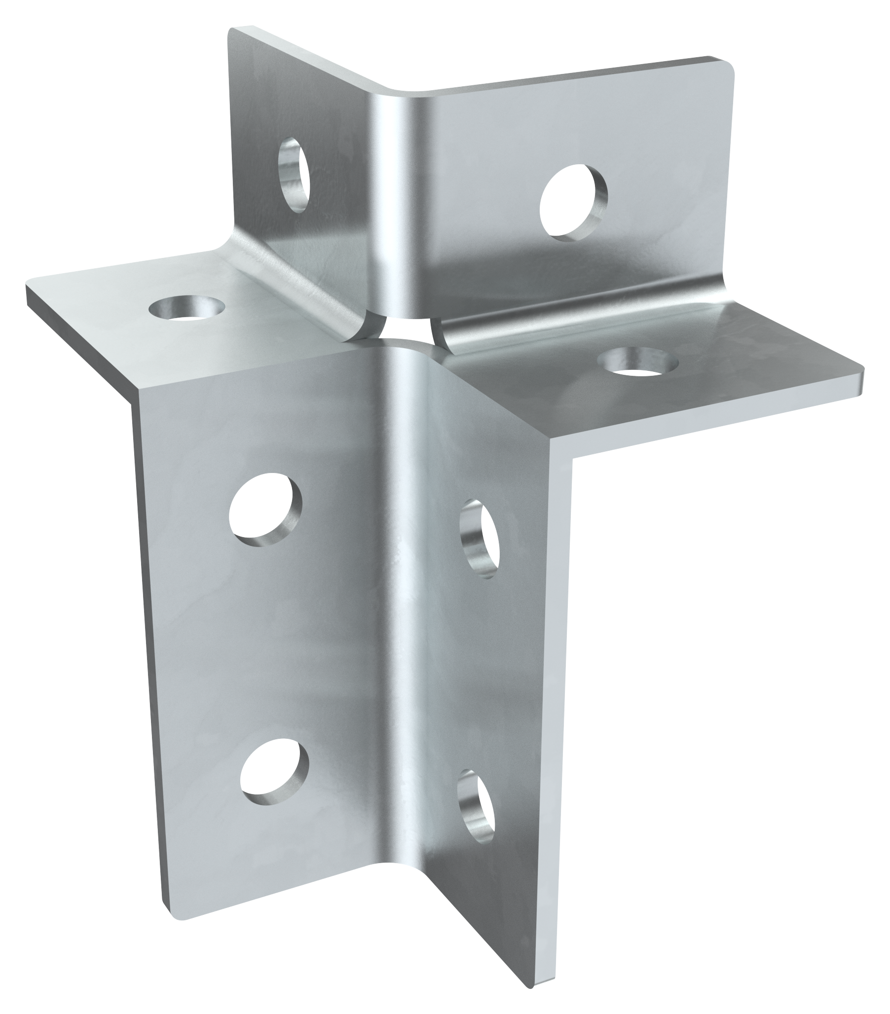 Соединитель угловой двусторонний усиленный для STRUT-профиля EZ