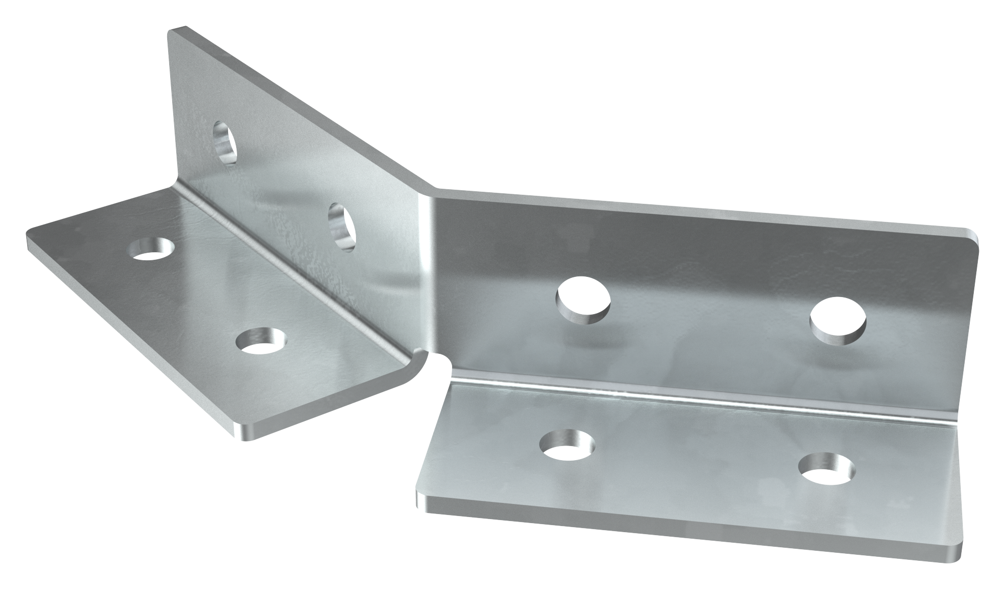 Соединитель угловой 45 градусов увеличенный для STRUT-профиля EZ