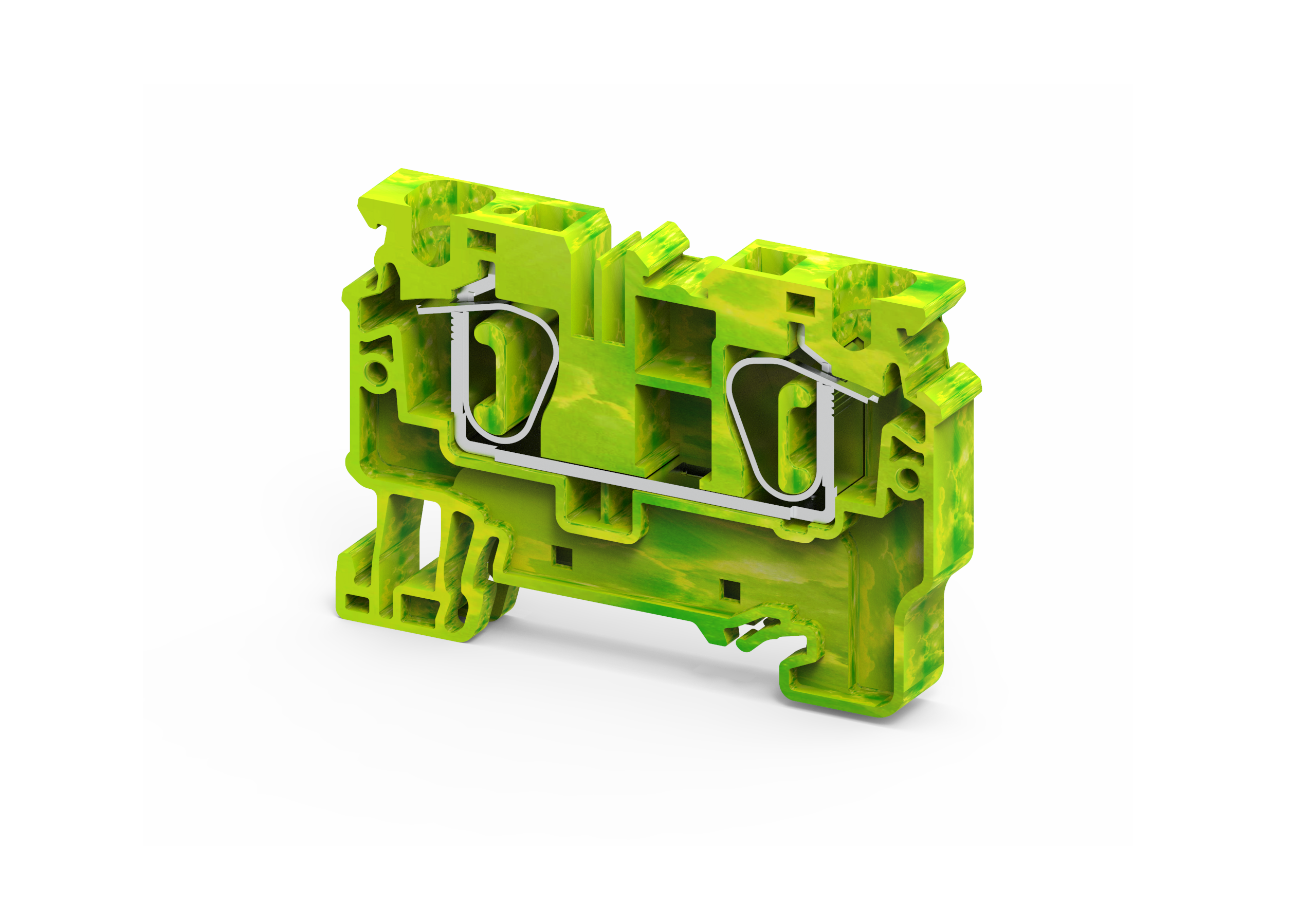 ARMAFIX Клемма пружинная CX6 PE 6мм2 проходная заземляющая IEK