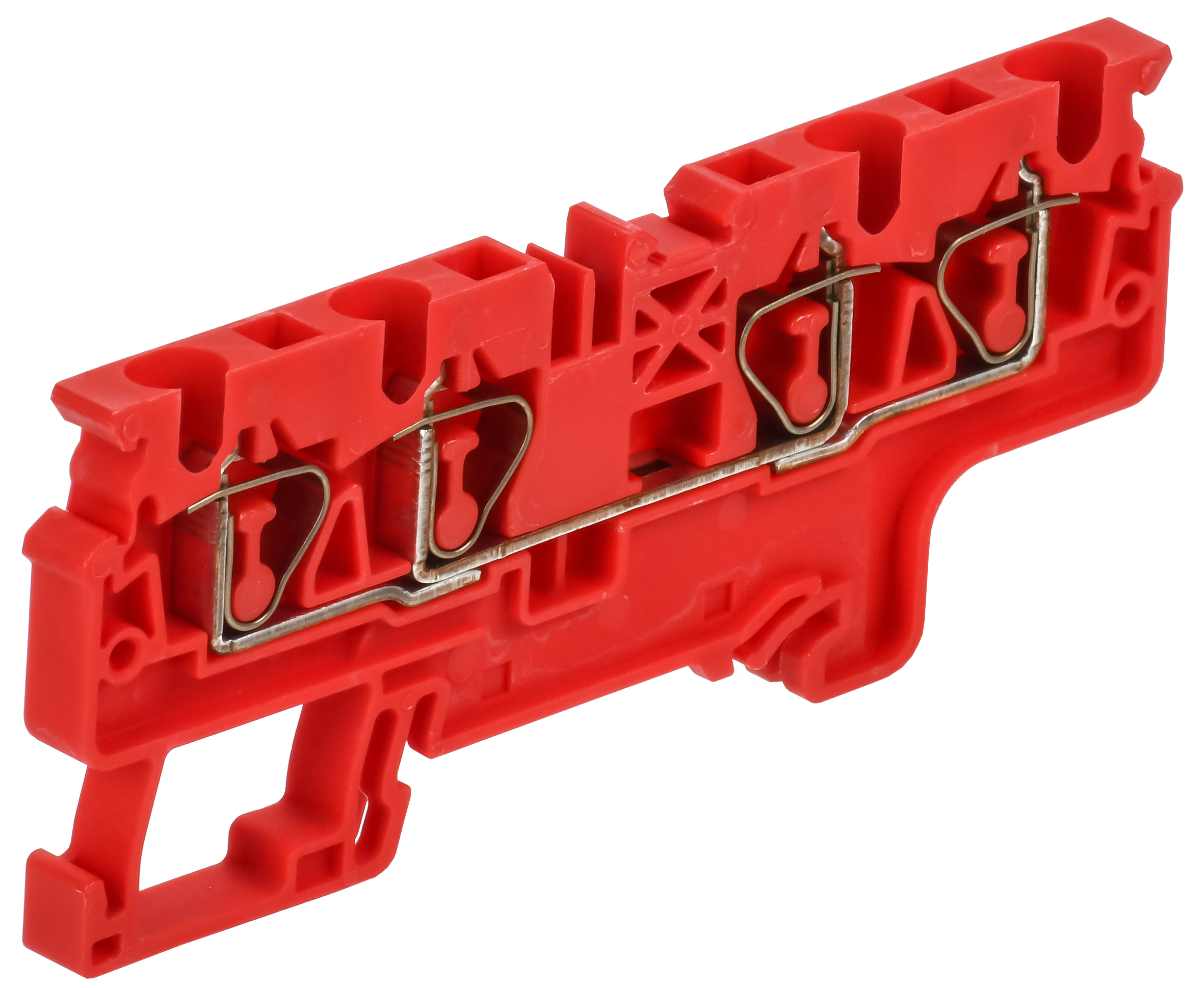 ARMAFIX Клемма пружинная CX4-4 четырехконтактная красная IEK