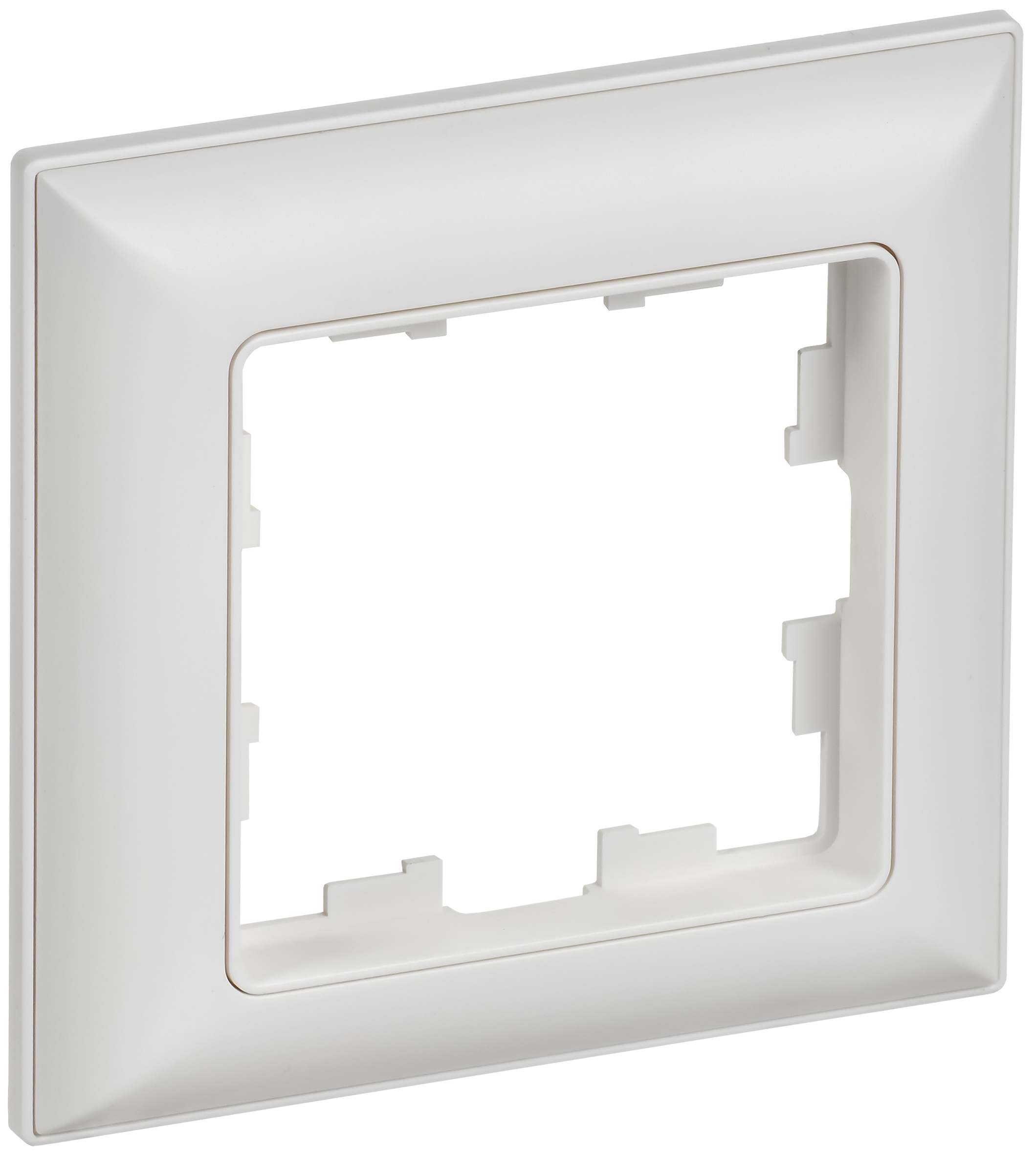 BRITE Рамка 1-местная РУ-1-БрАБ арктический белый/белый IEK