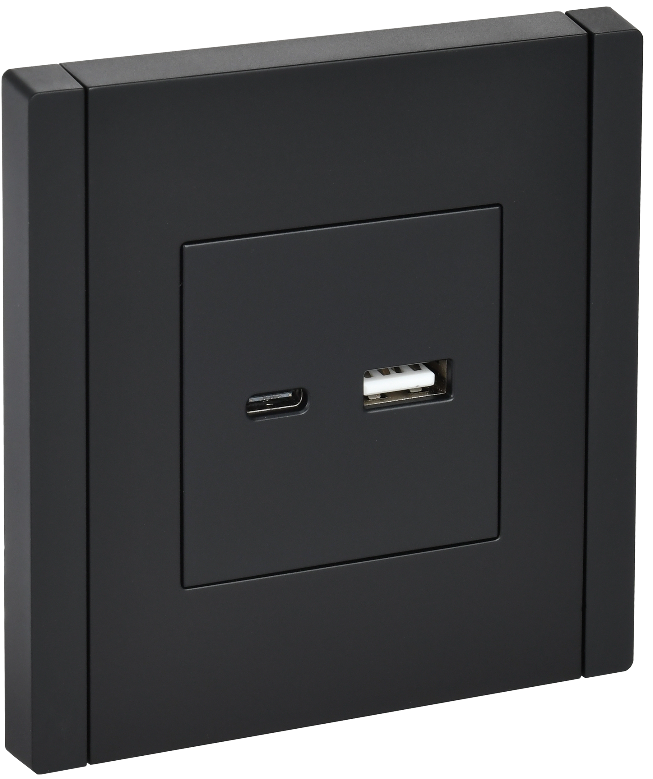 FORTE&PIANO Розетка USB A+C 3,1А FP150 черный IEK