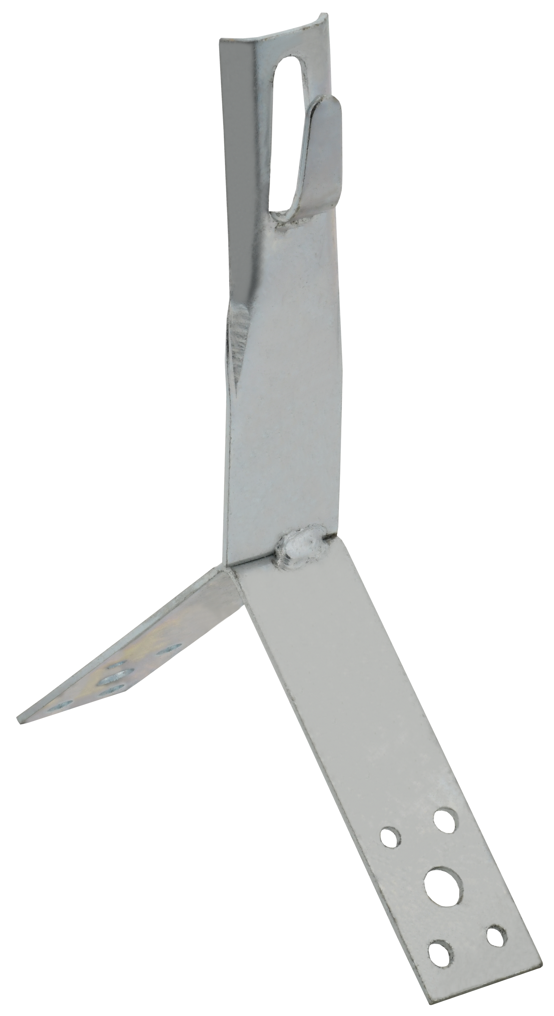 Держатель проводника круглого 6-8 мм для конька h 80 мм оцинкованная сталь