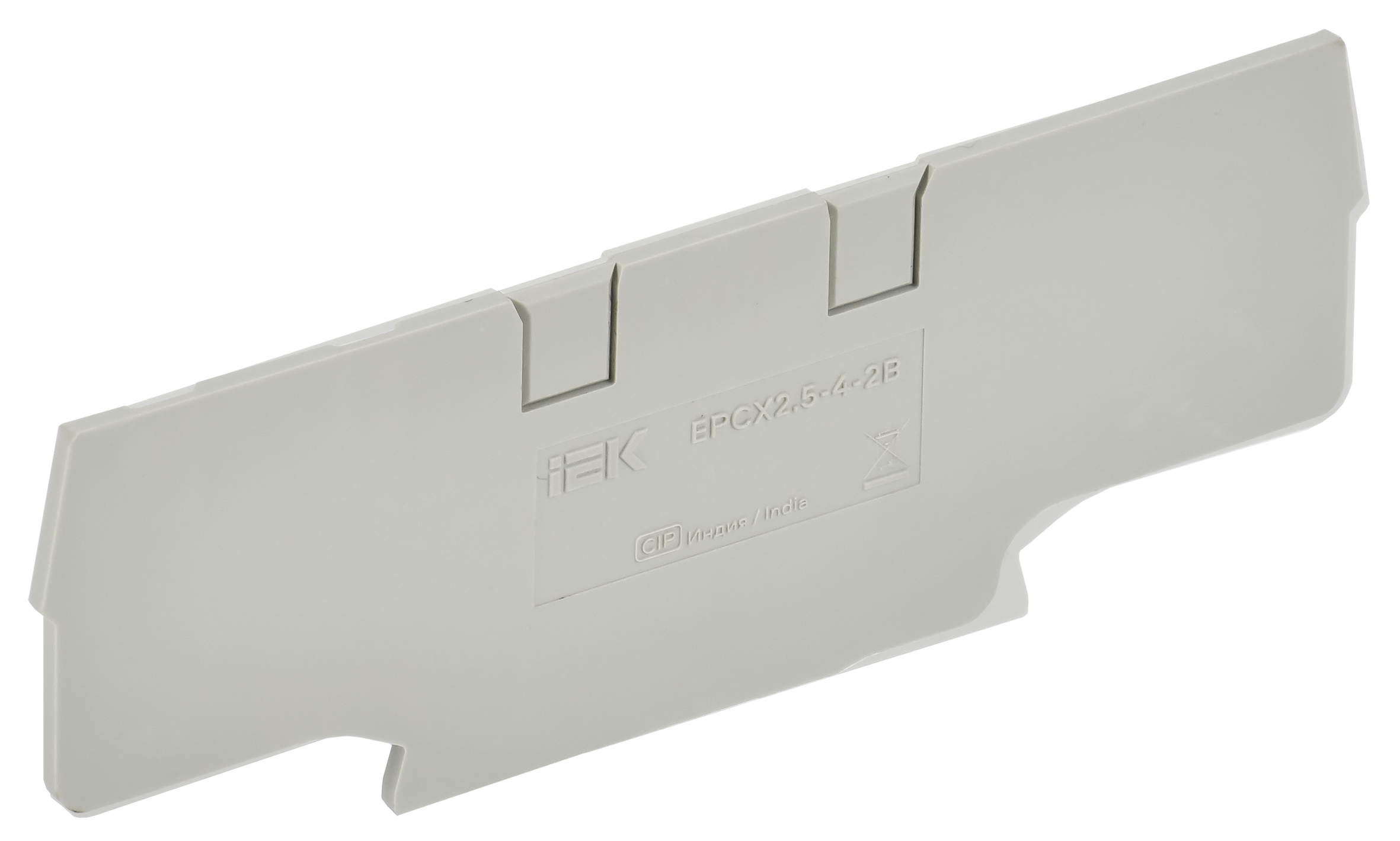 ARMAFIX Заглушка EPCX2.5-4-2B для колодки клеммной CX2.5-4-2B серая IEK