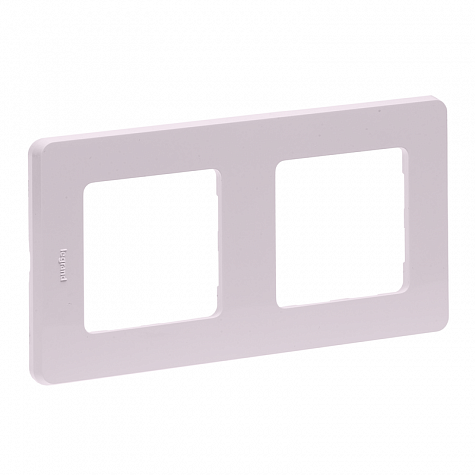 Рамка 2-местная розовый INSPIRIA
