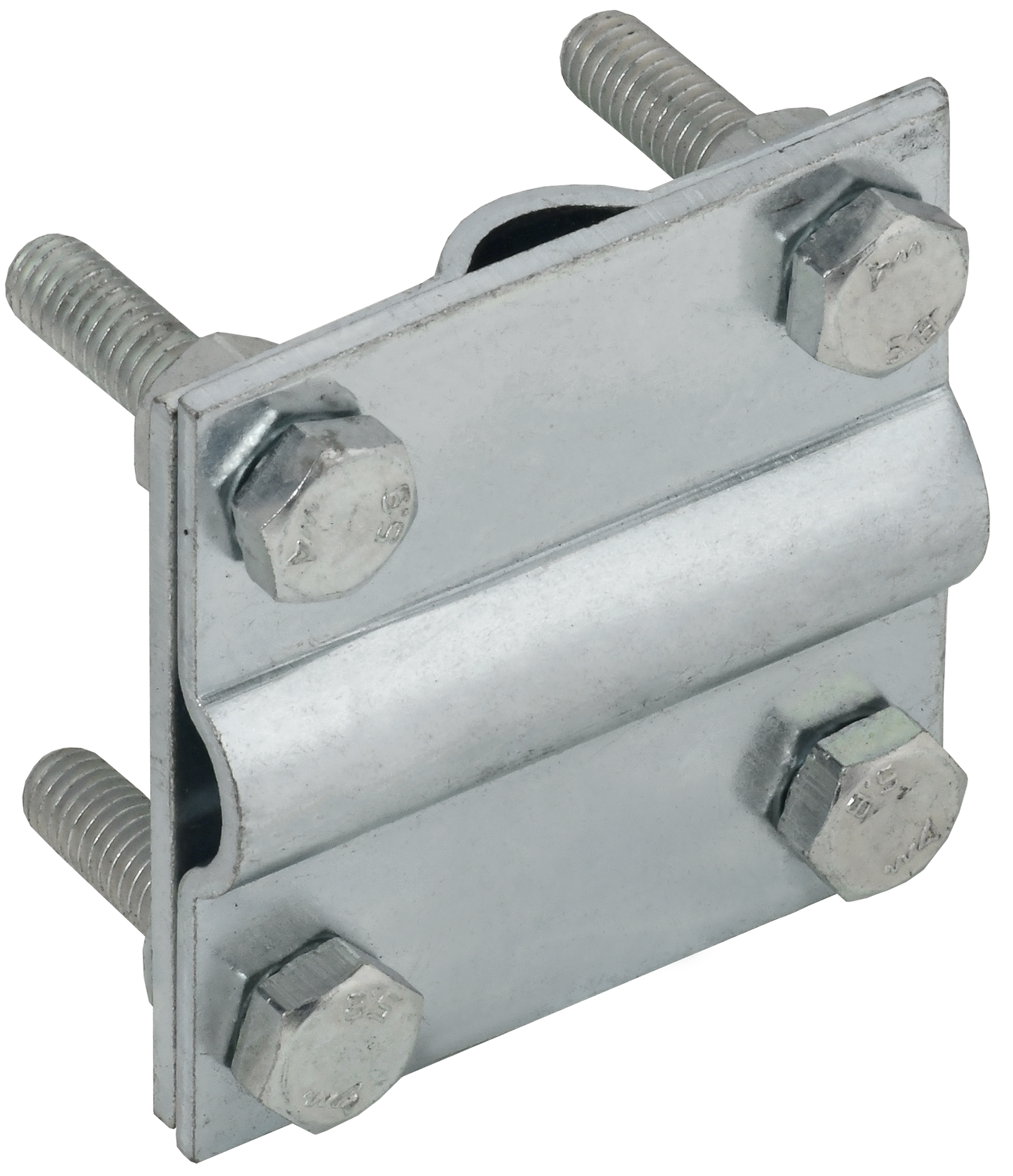 Зажим крестообразный полоса/пруток-полоса/пруток 30/8мм оцинкованная сталь