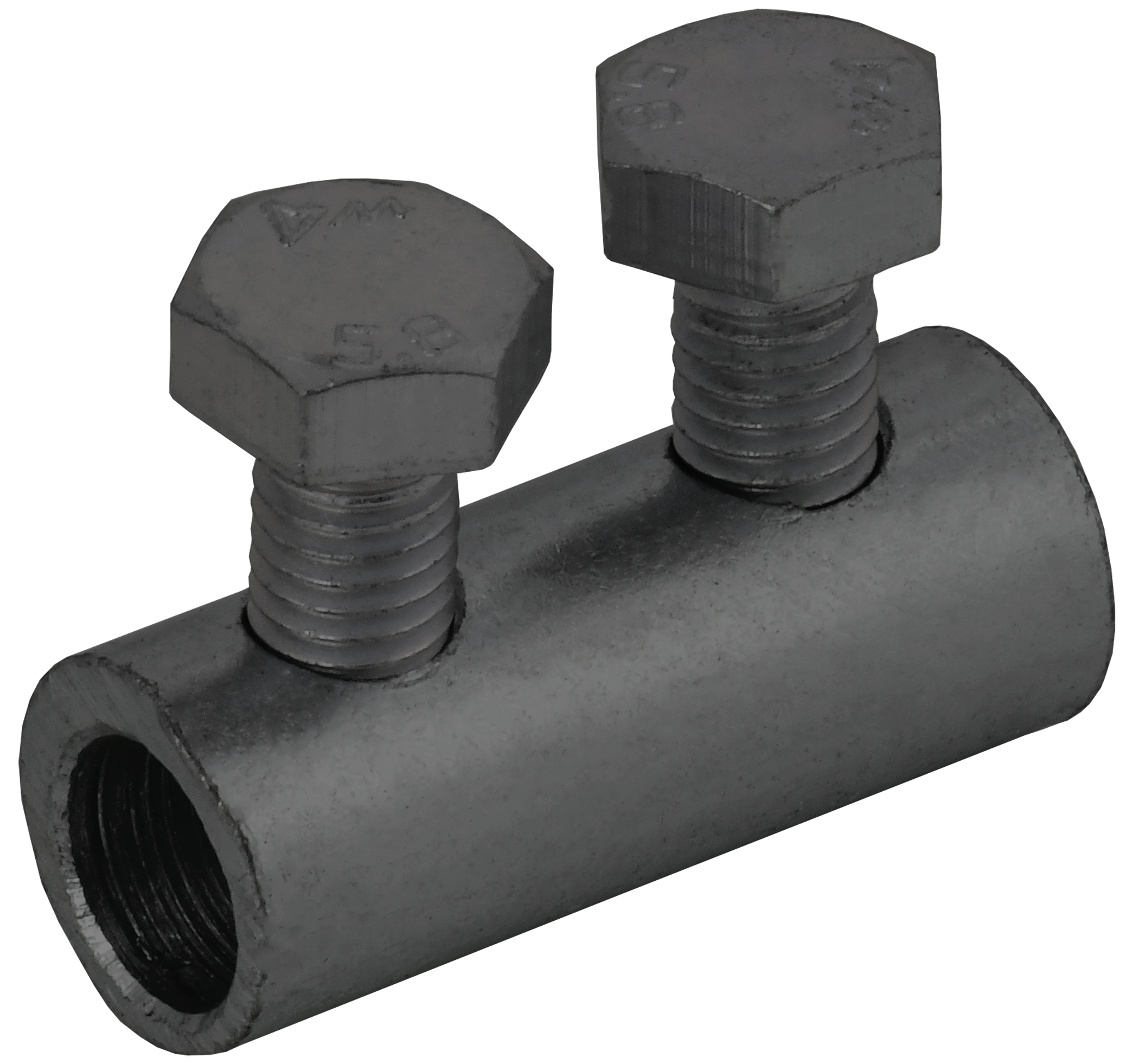 Зажим соединительный прямой пруток-пруток 6-8 мм оцинкованная сталь TD